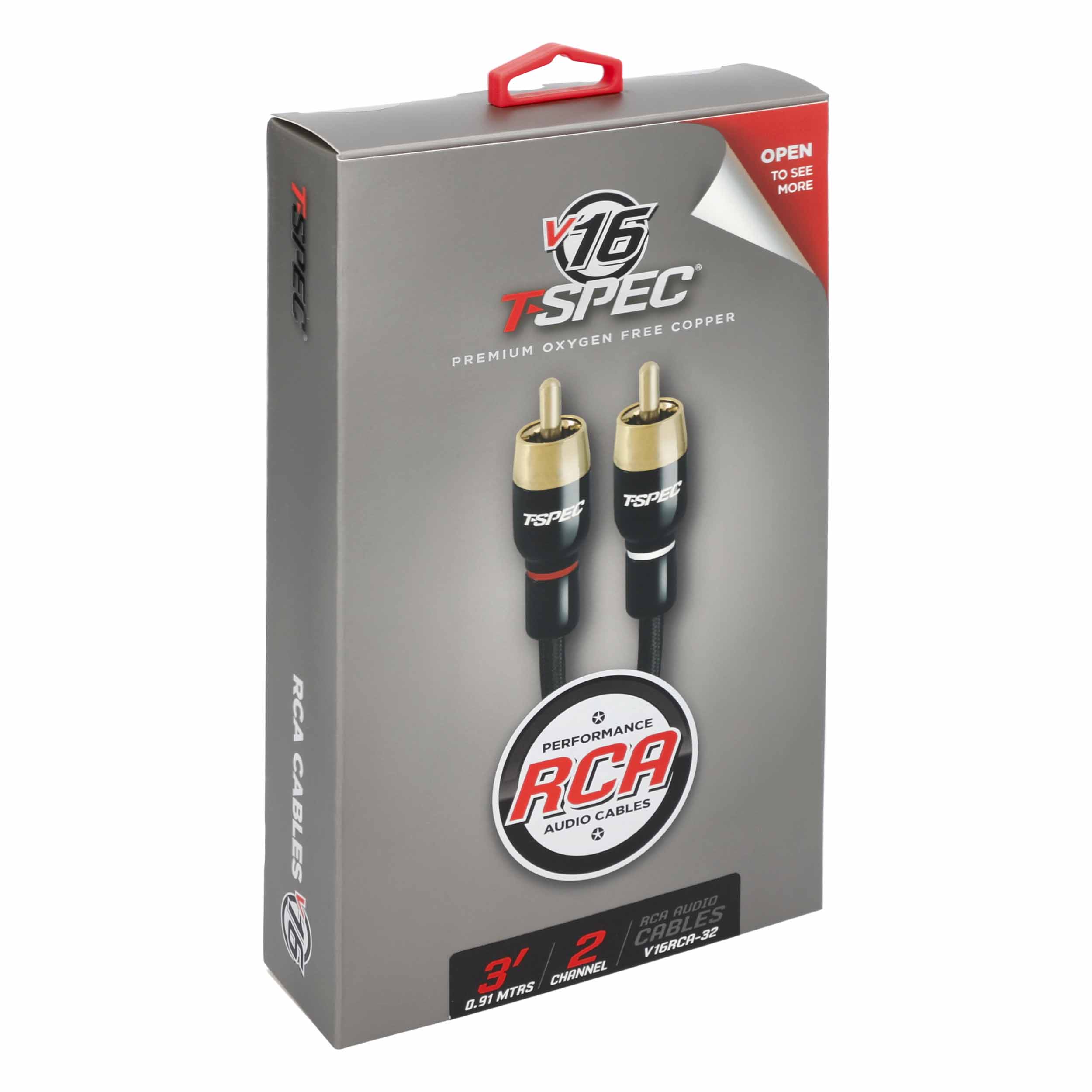 V16 Series RCA Audio Cables - 3 Feet