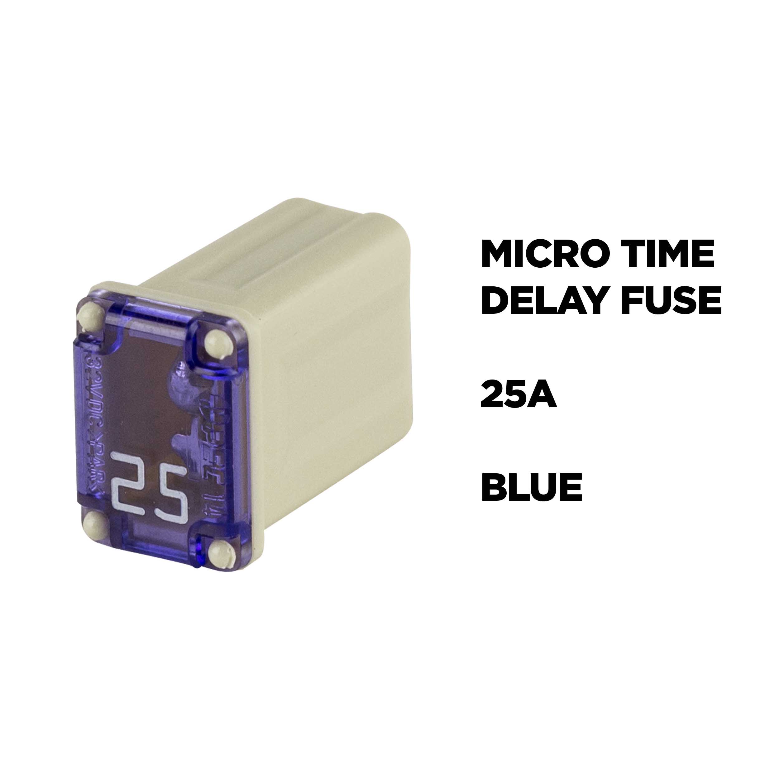 25AMP MICRO FEMALE TIME DELAY FUSE - each