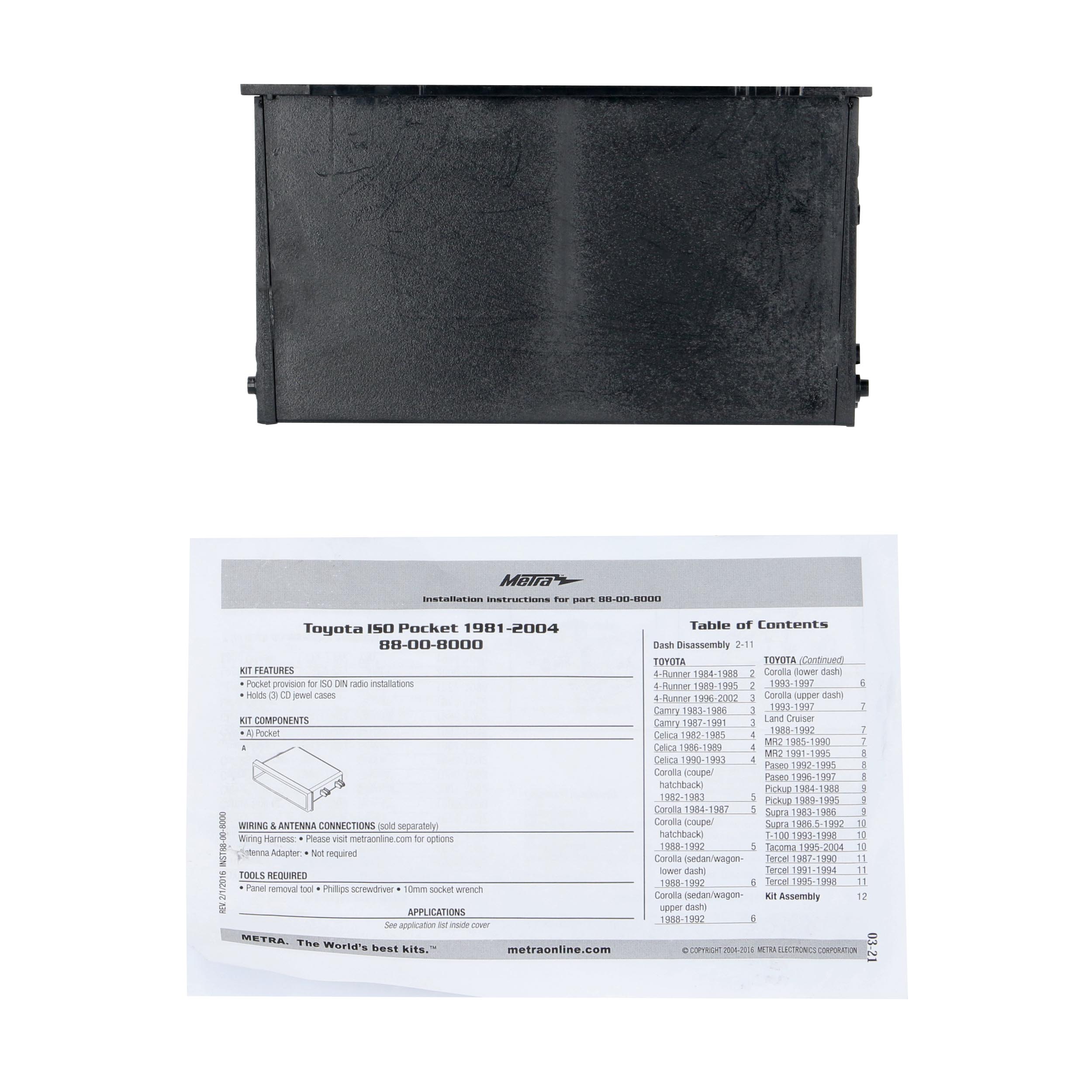 ISO Pocket - Toyota 1981-2004