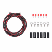 50Ft Spool Red 8ga w/Acc Kit