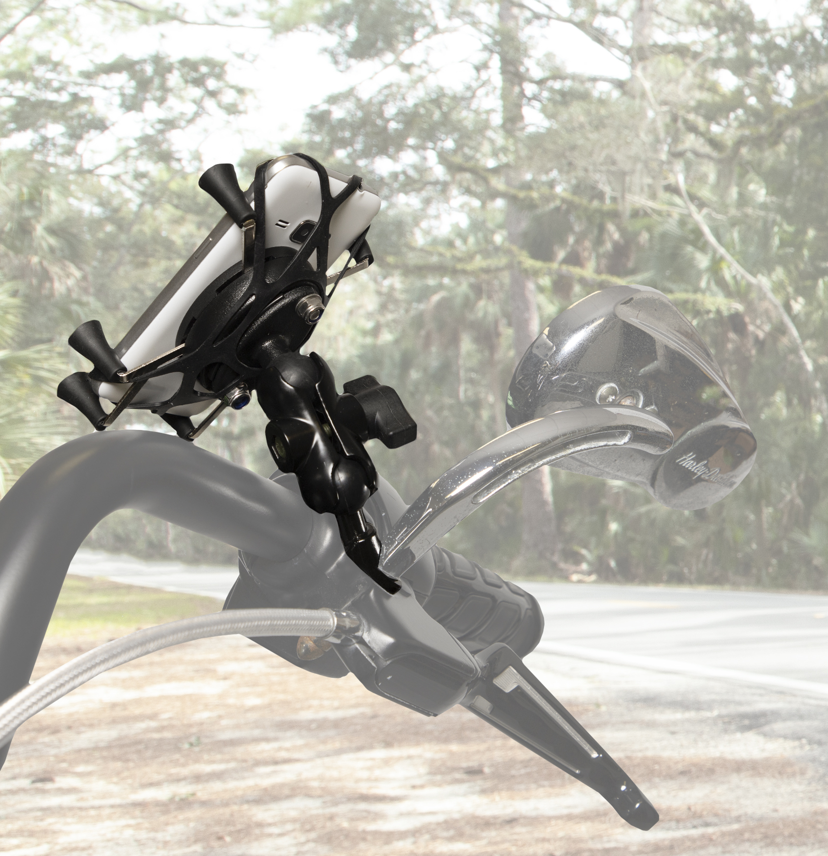 Hex-Grip Phone Mount for Motorcycles