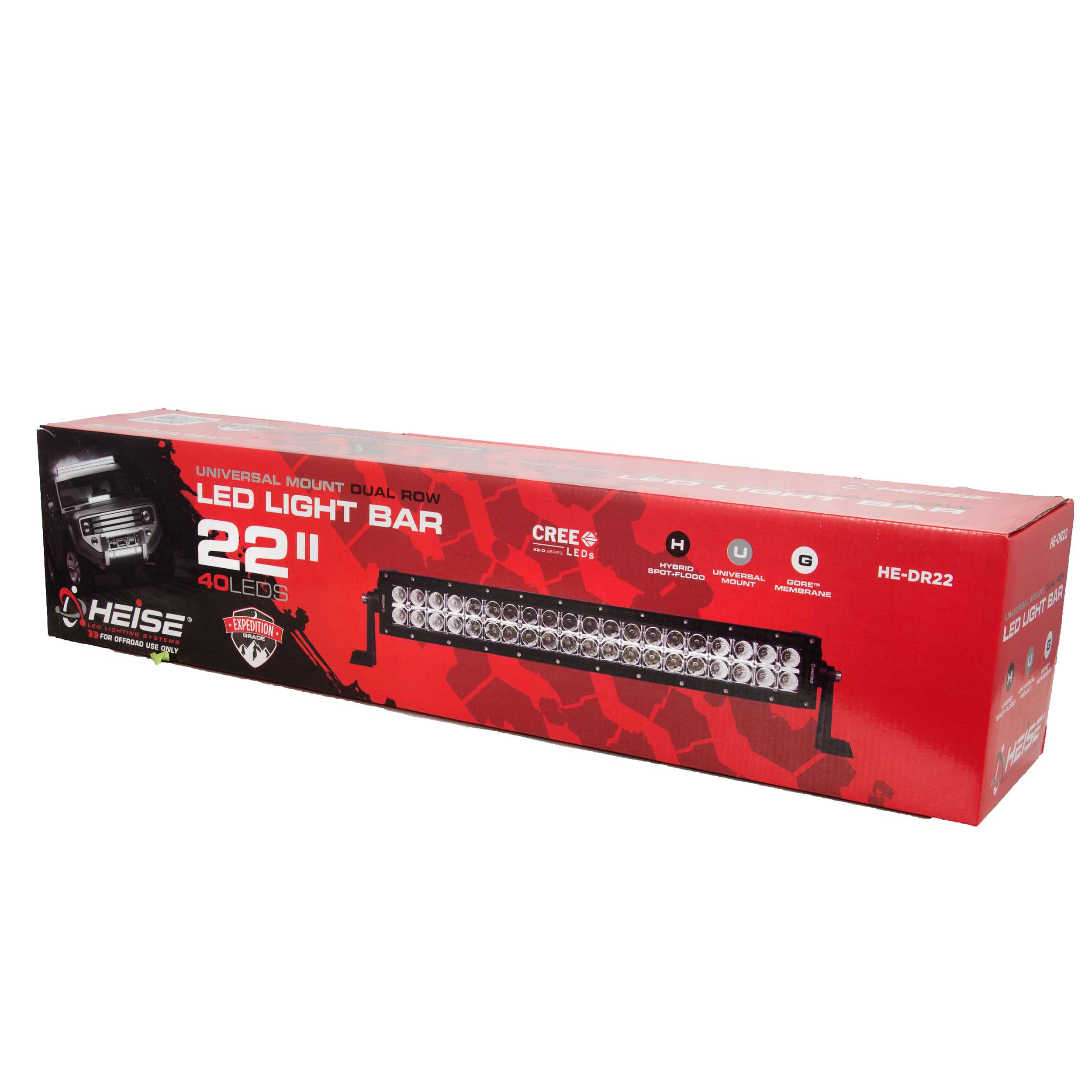 Dual Row Lightbar - 22 Inch, 40 LED