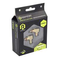 Raptor Pro Series RCA Barrel Connector | Male to Female | Right Angle