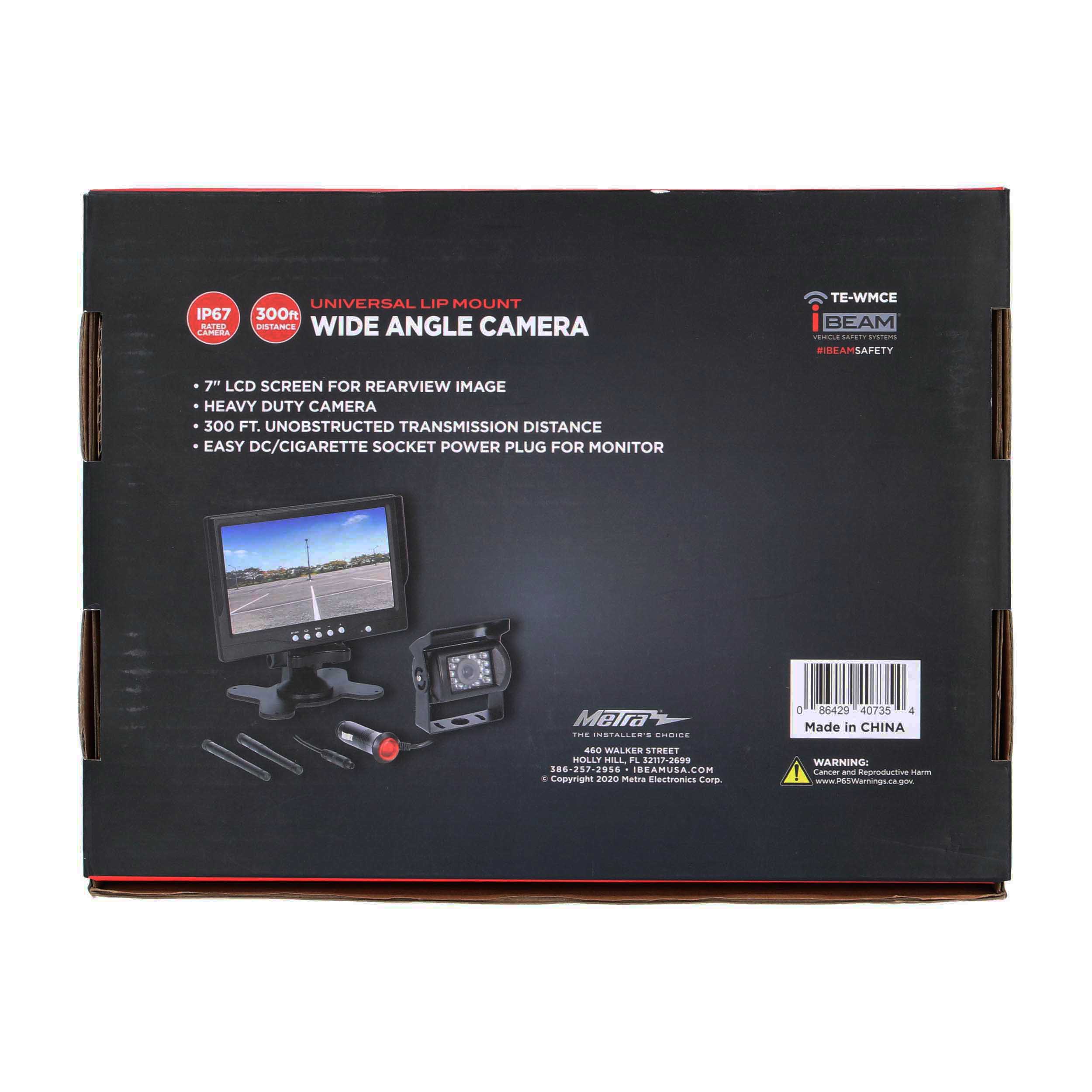 Universal Wireless 7” Monitor and Commercial Camera