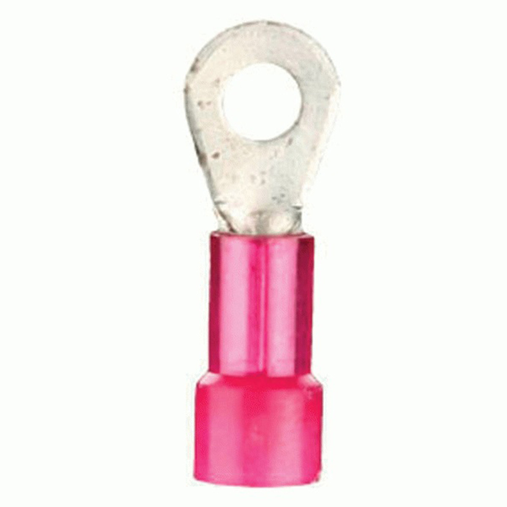 Red Nylon Ring Terminal 22-18 Gauge 5/16 inch - Package of 1