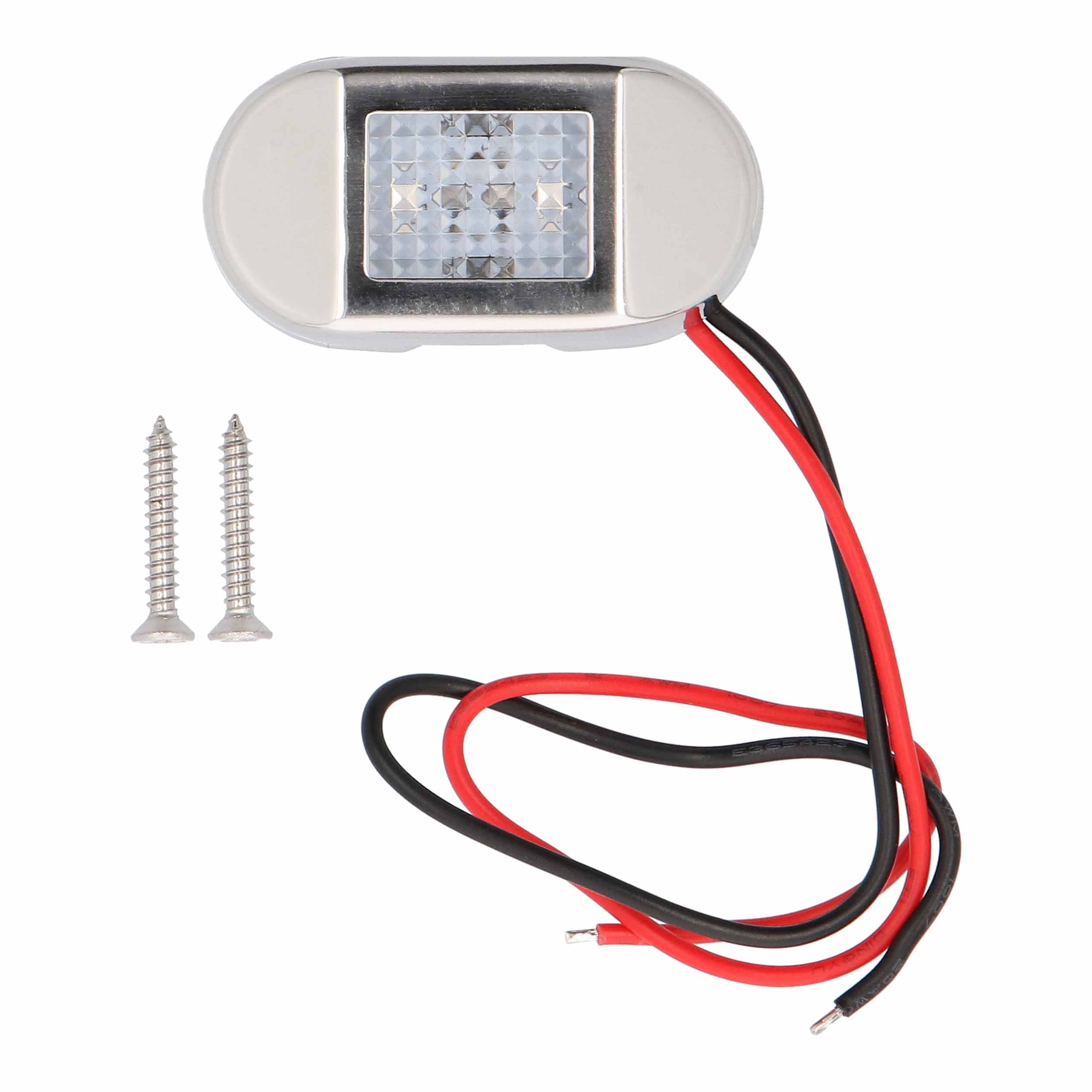 Blue 2-LED Accent Light - Stainless Steel Bezel