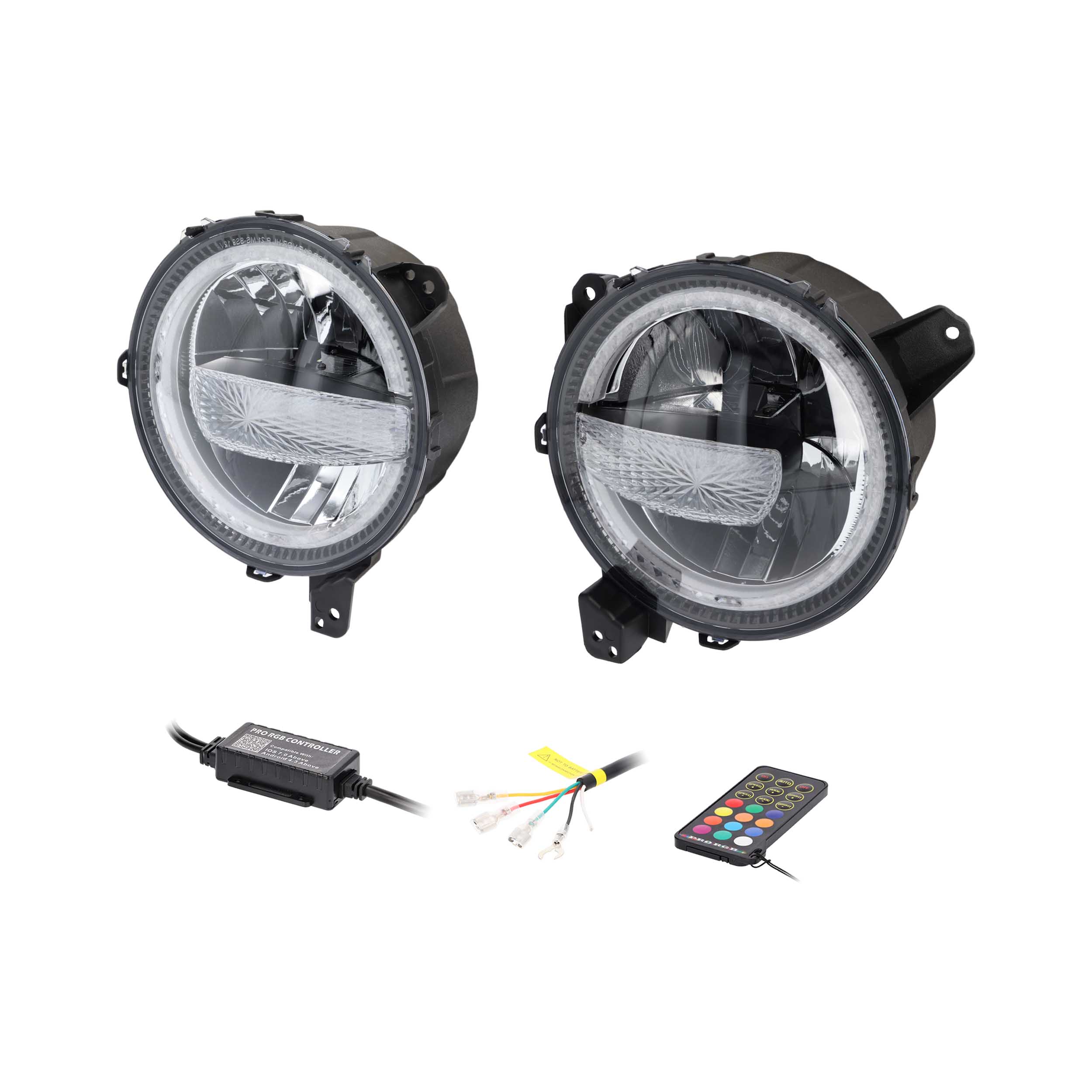 9" Premium Chasing LED Headlights - Fits select Jeeps®