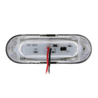 Blue 4-LED Accent Light - Chrome Plastic Bezel