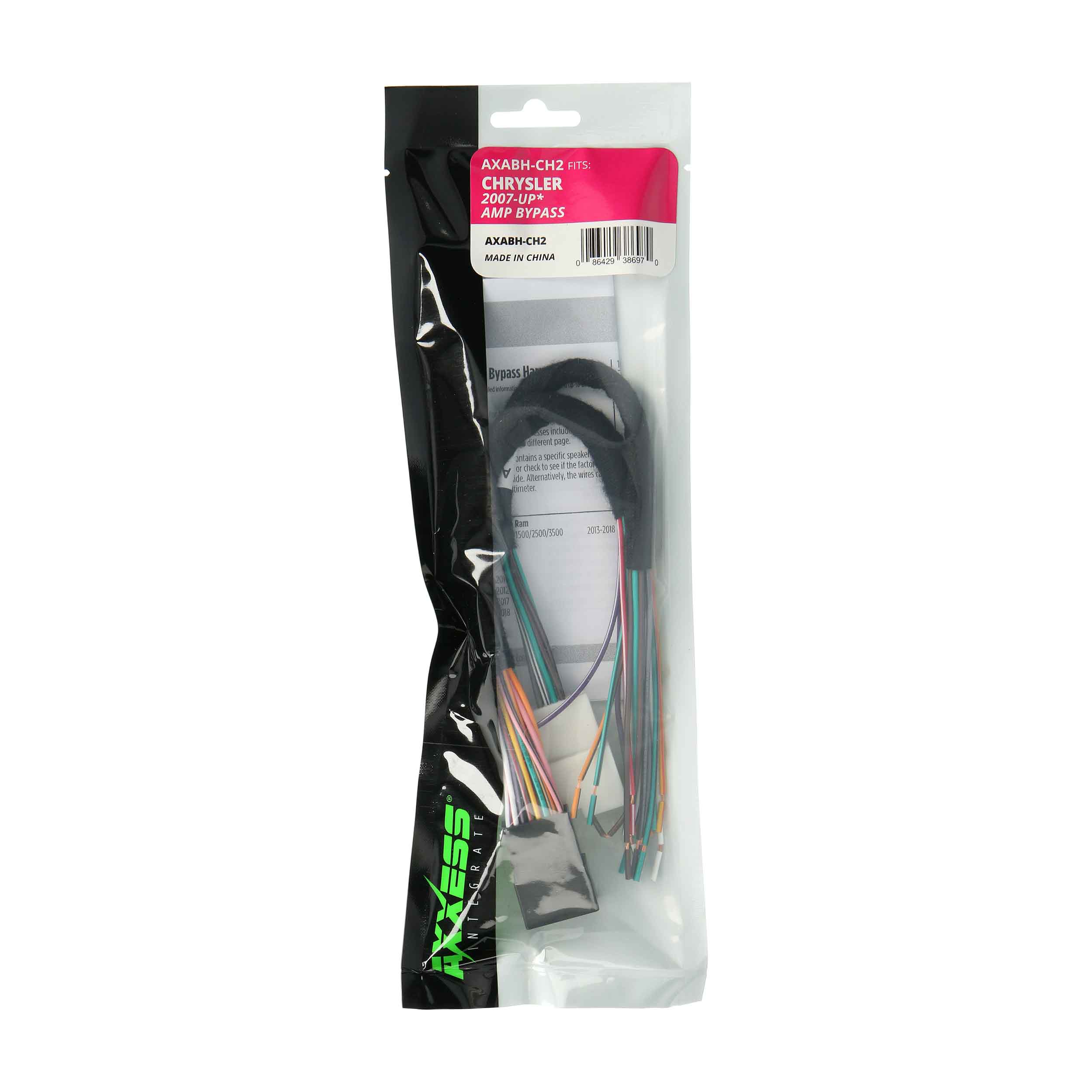 Amplifier Bypass Harness - Fits Select Chrysler Models 2007-