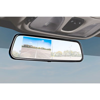 REARVIEW MIRROR WITH 4.5” COLOR LCD SCREEN