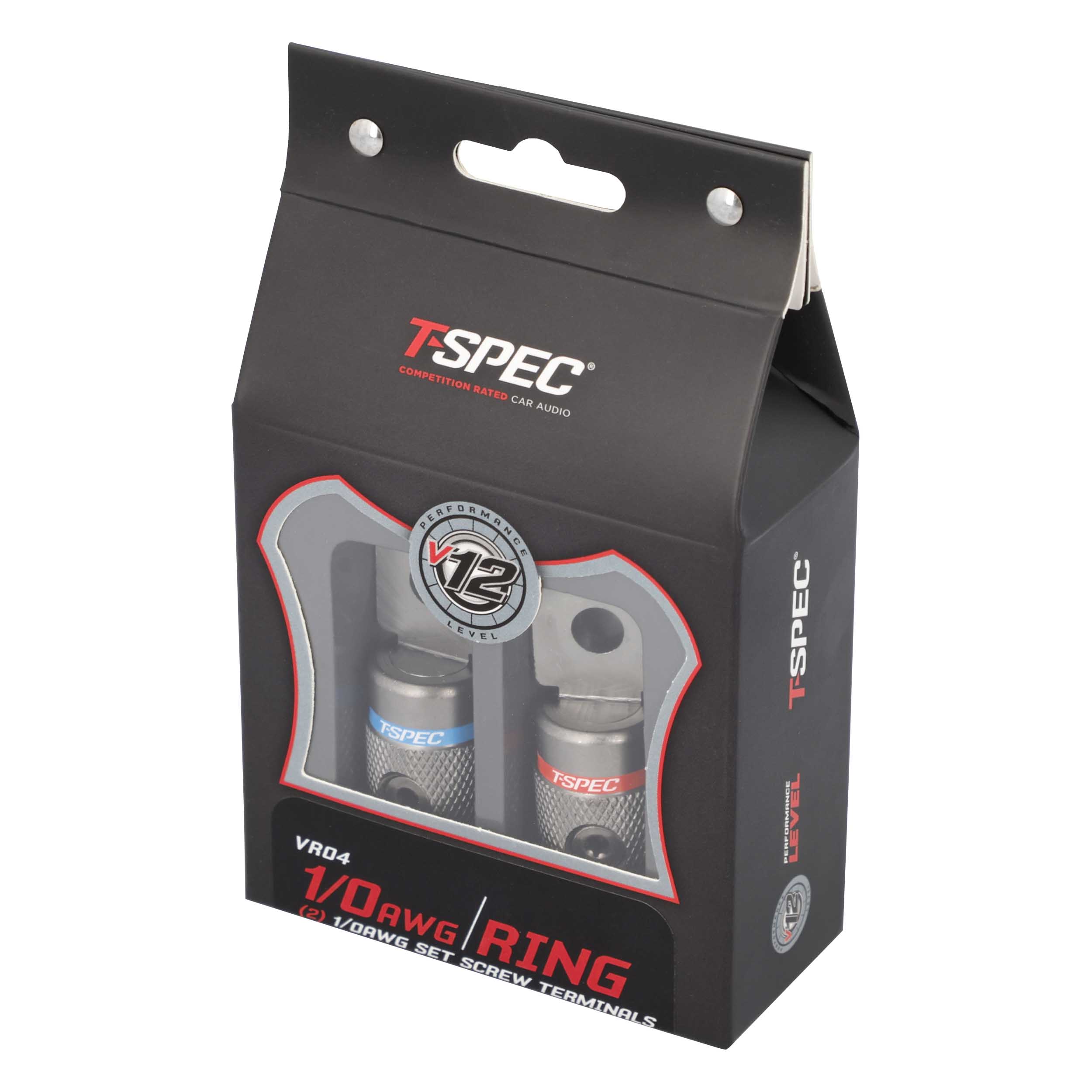 V12 Heavy Duty Set Screw Ring Terminal | 1/0 AWG | 2 Pack