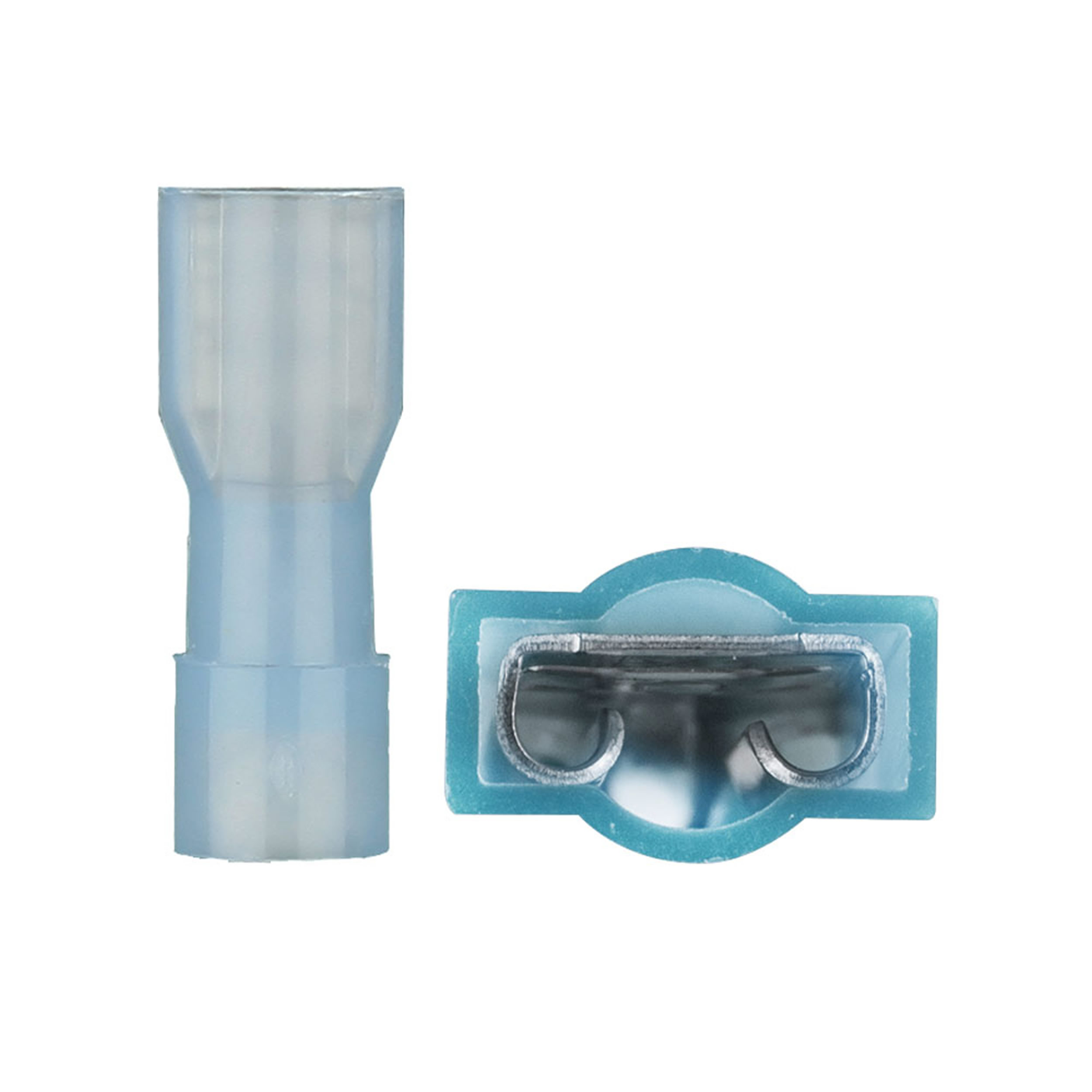 Blue Nylon Female Quick Disconnect 16-14 Gauge .250