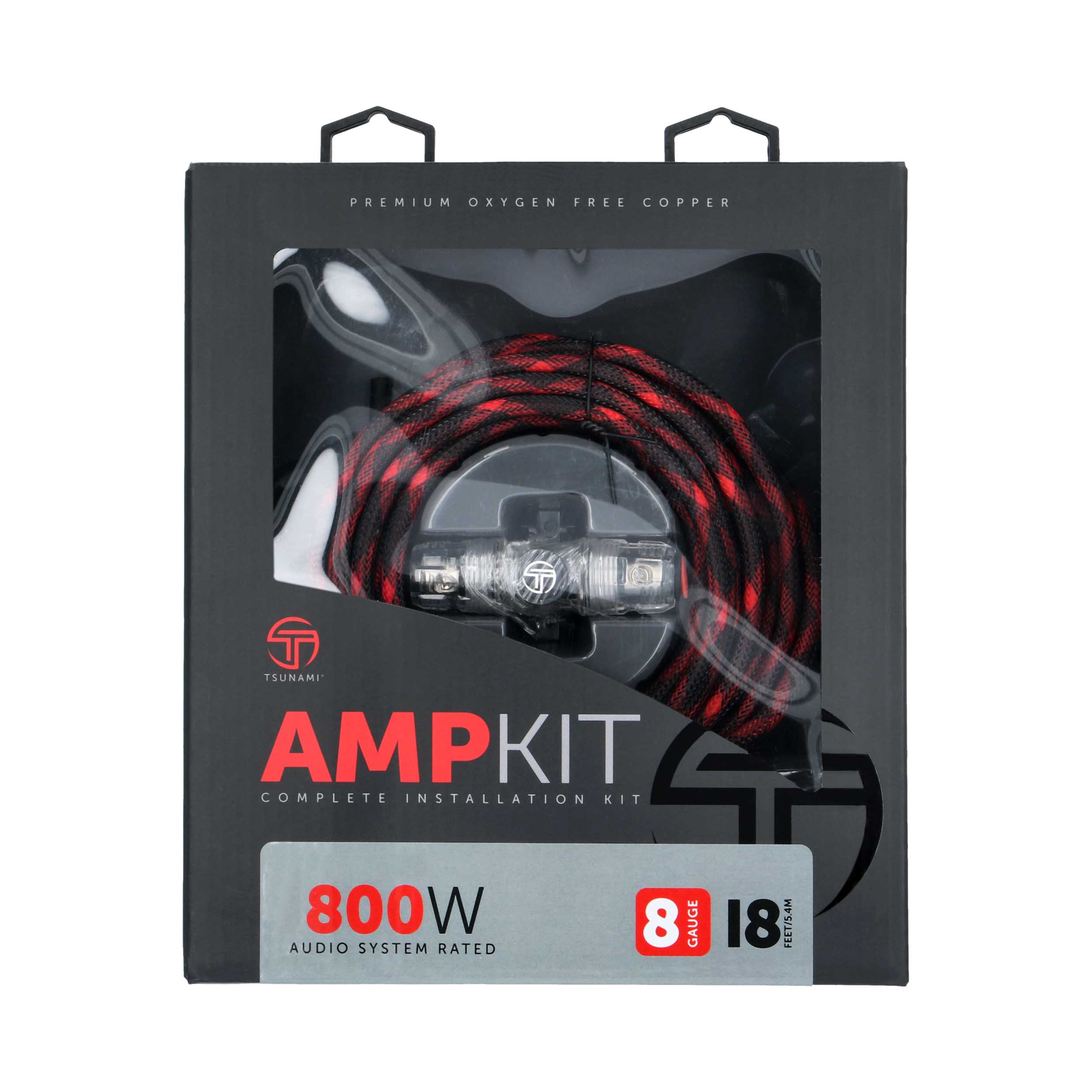 800W  8 GA AMP Kit