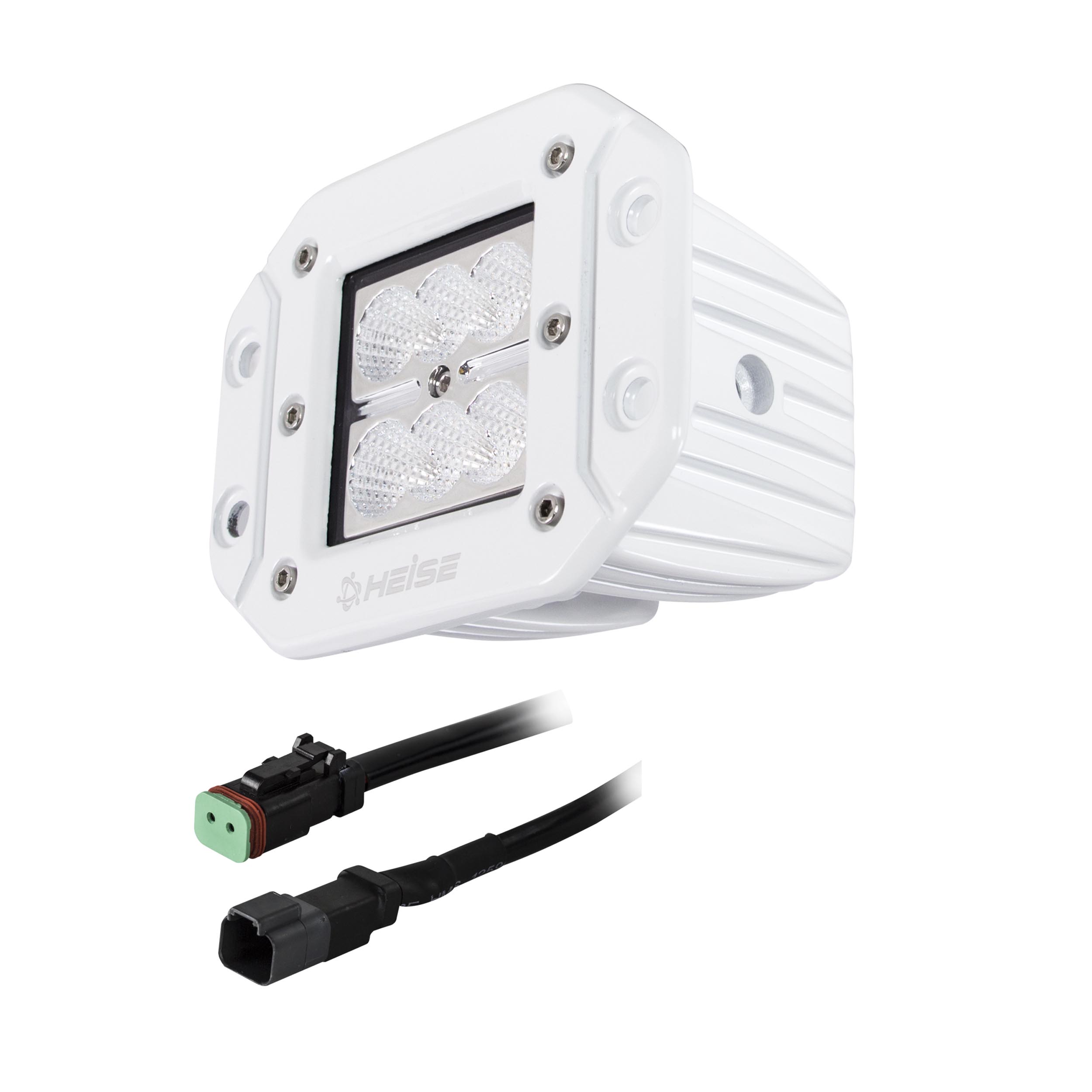 Marine Flush Mount Cube Light - 3 Inch, 6 LED