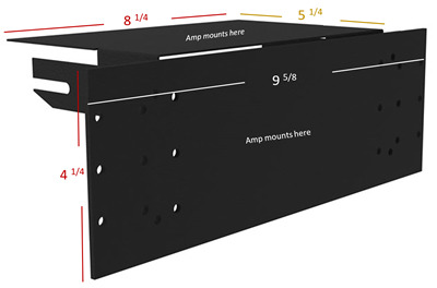 Amp Mounting Bracket - Harley-Davidson Touring 1998-2013