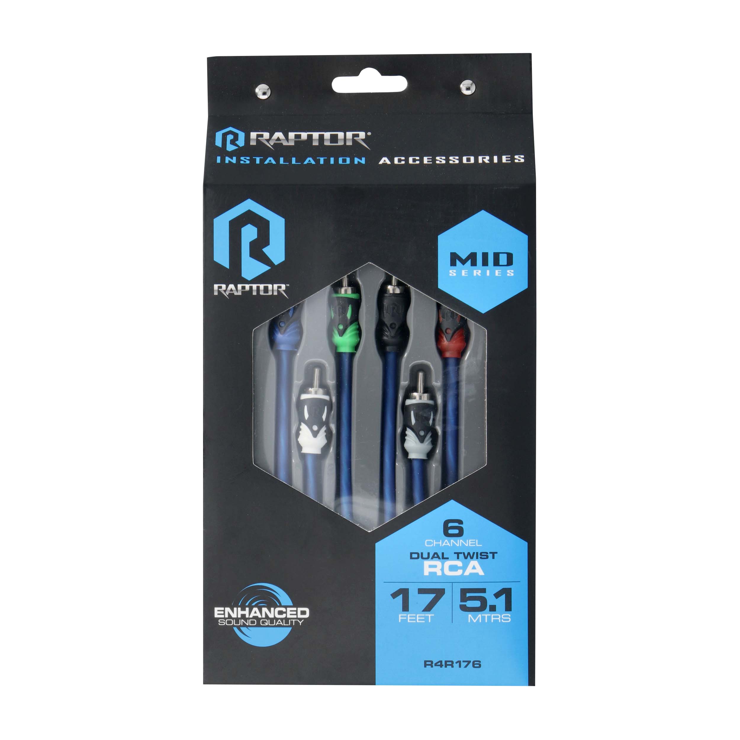 RCA 6-Channel Audio Cable - Mid Series 17 Feet