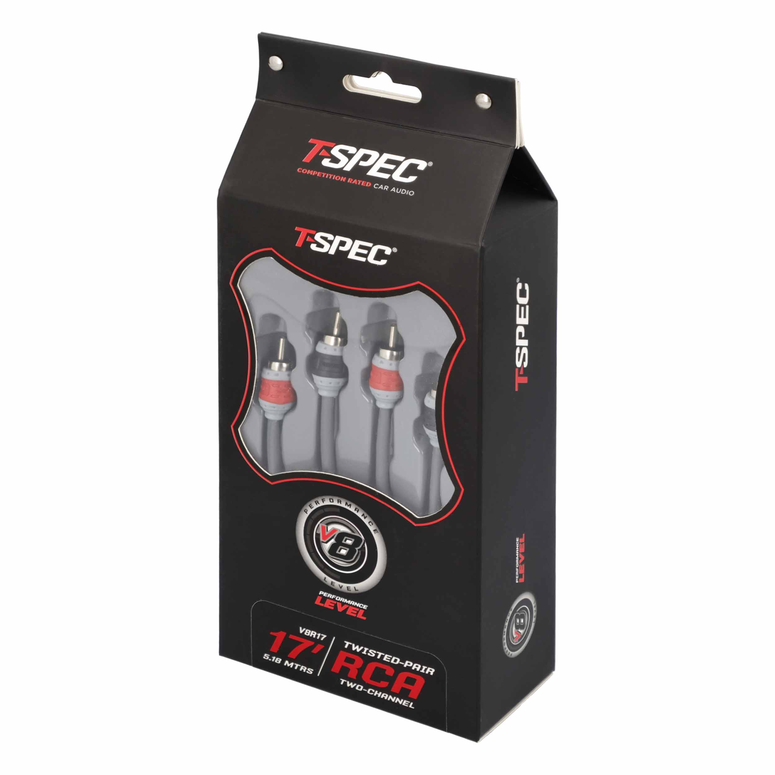 RCA v8 Series 2-Channel Audio Cable - 17 FT