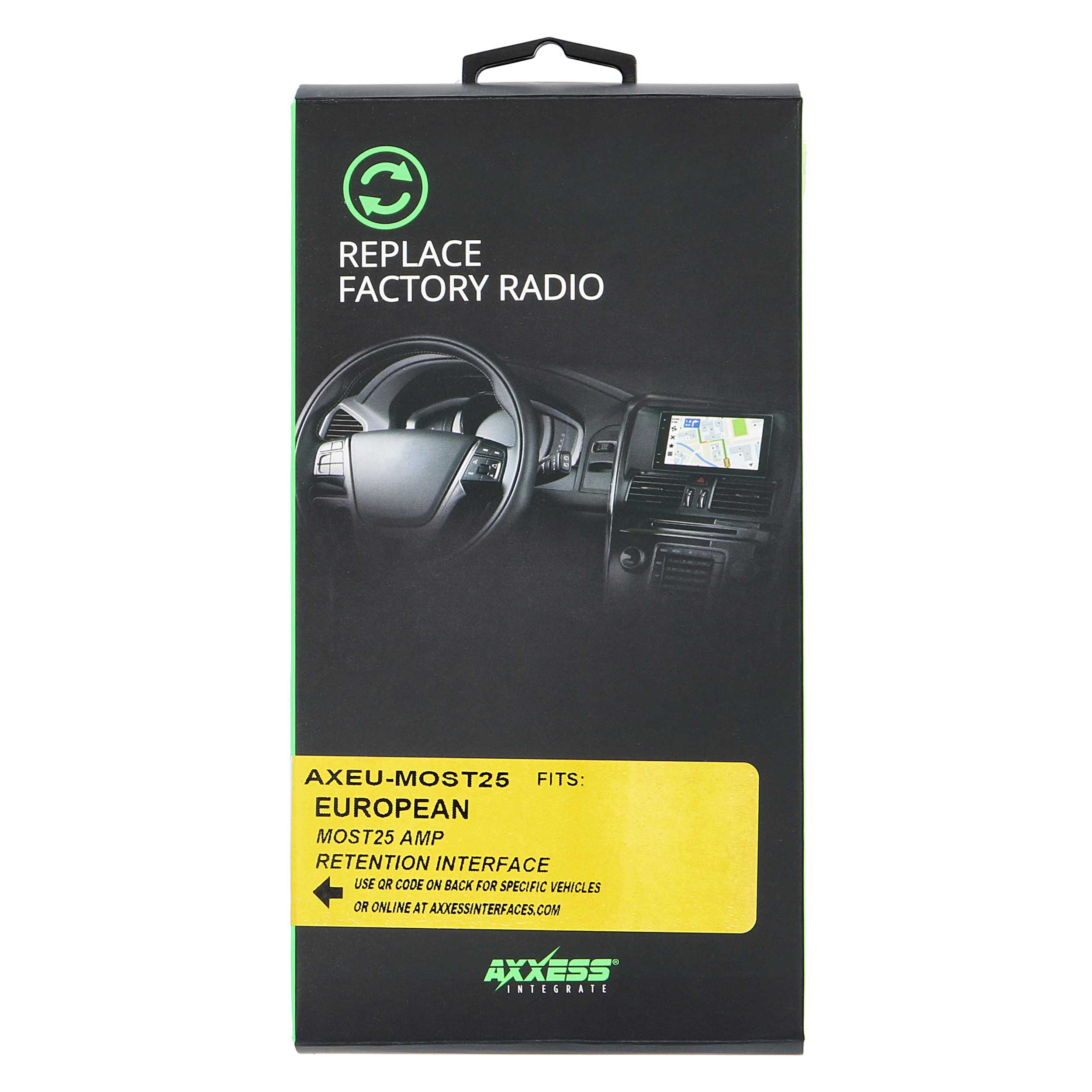 European MOST25 Amp Retention Interface