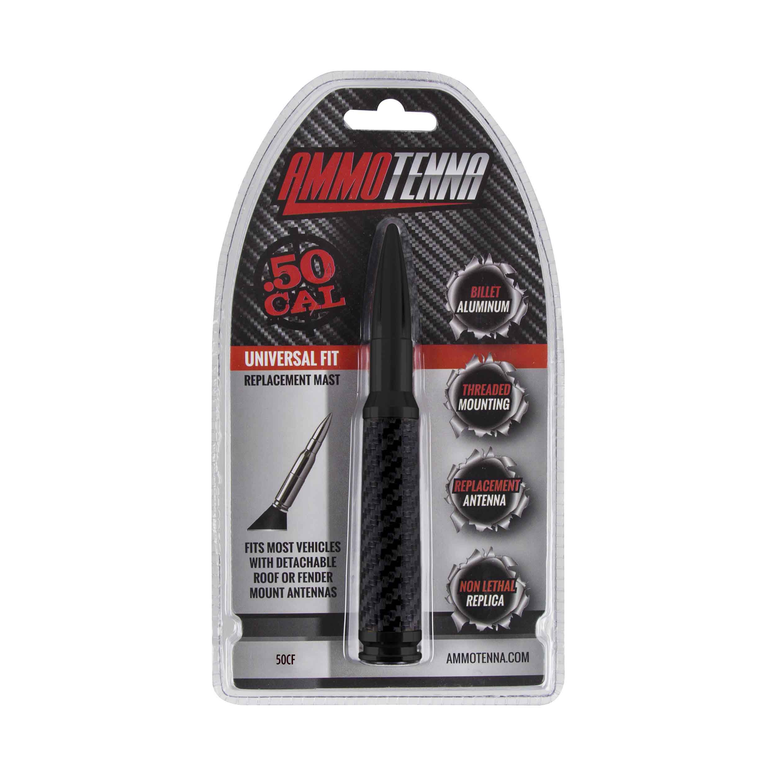 Black Carbon Fiber Wrap - .50 Caliber Replica Antenna