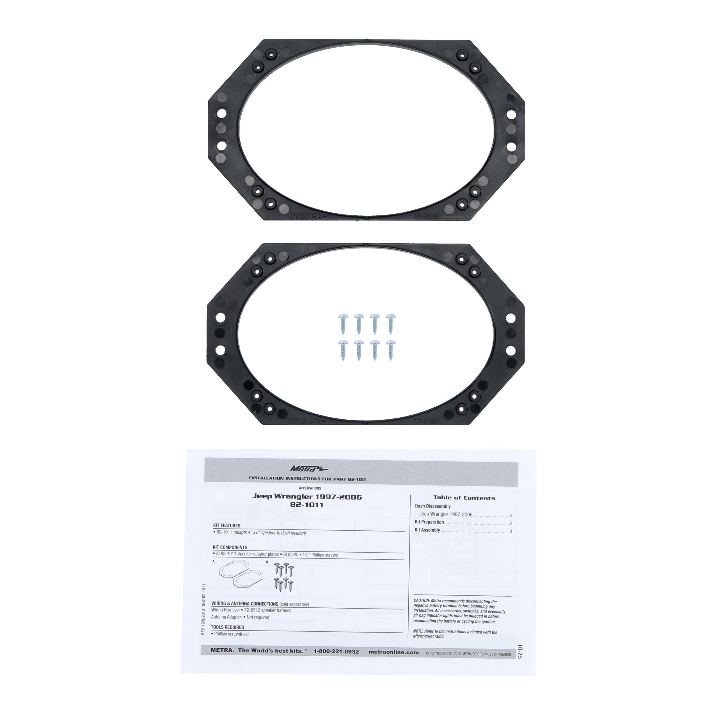 Speaker Adapter - Jeep Wrangler TJ 1997-2006