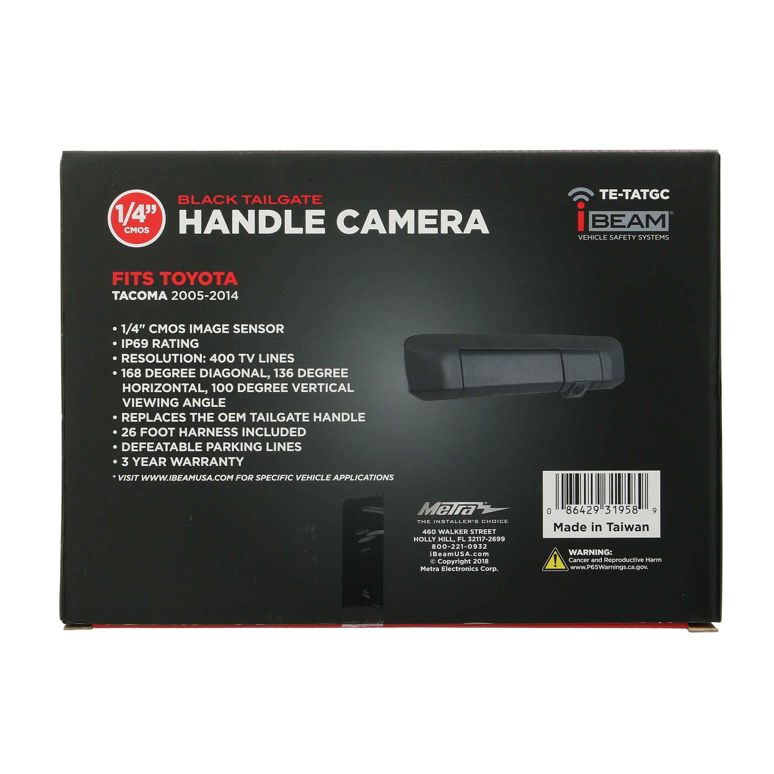 Toyota Tacoma Tailgate Handle Camera