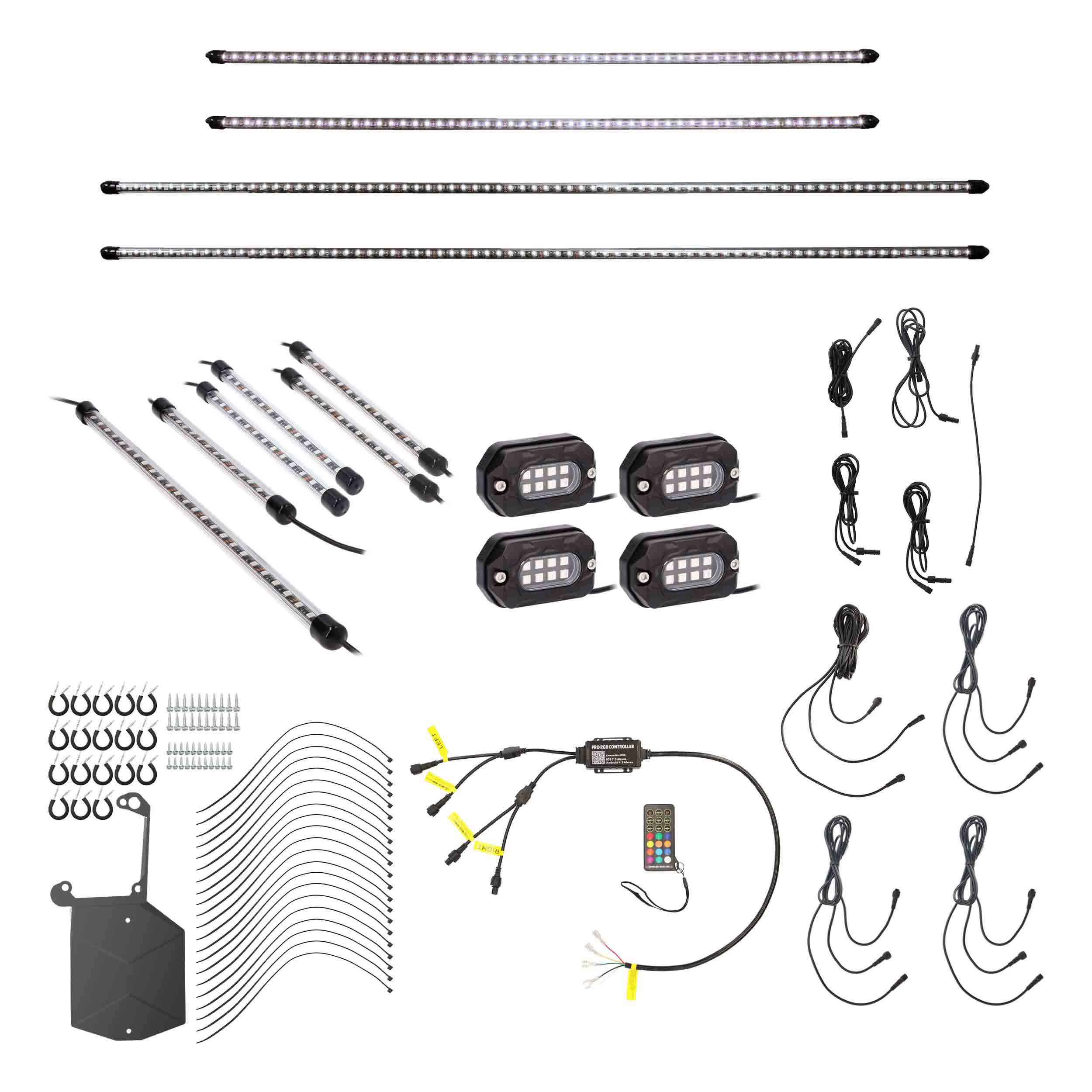 Complete Plug-N-Play RGB Lighting Kit for Jeep JL/JT