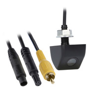 Above License Plate Backup Camera with Black Metal Housing