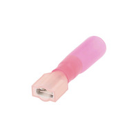 Heat Shrink Red Fem Insul Quick Disconnects 22-18 Ga .250
