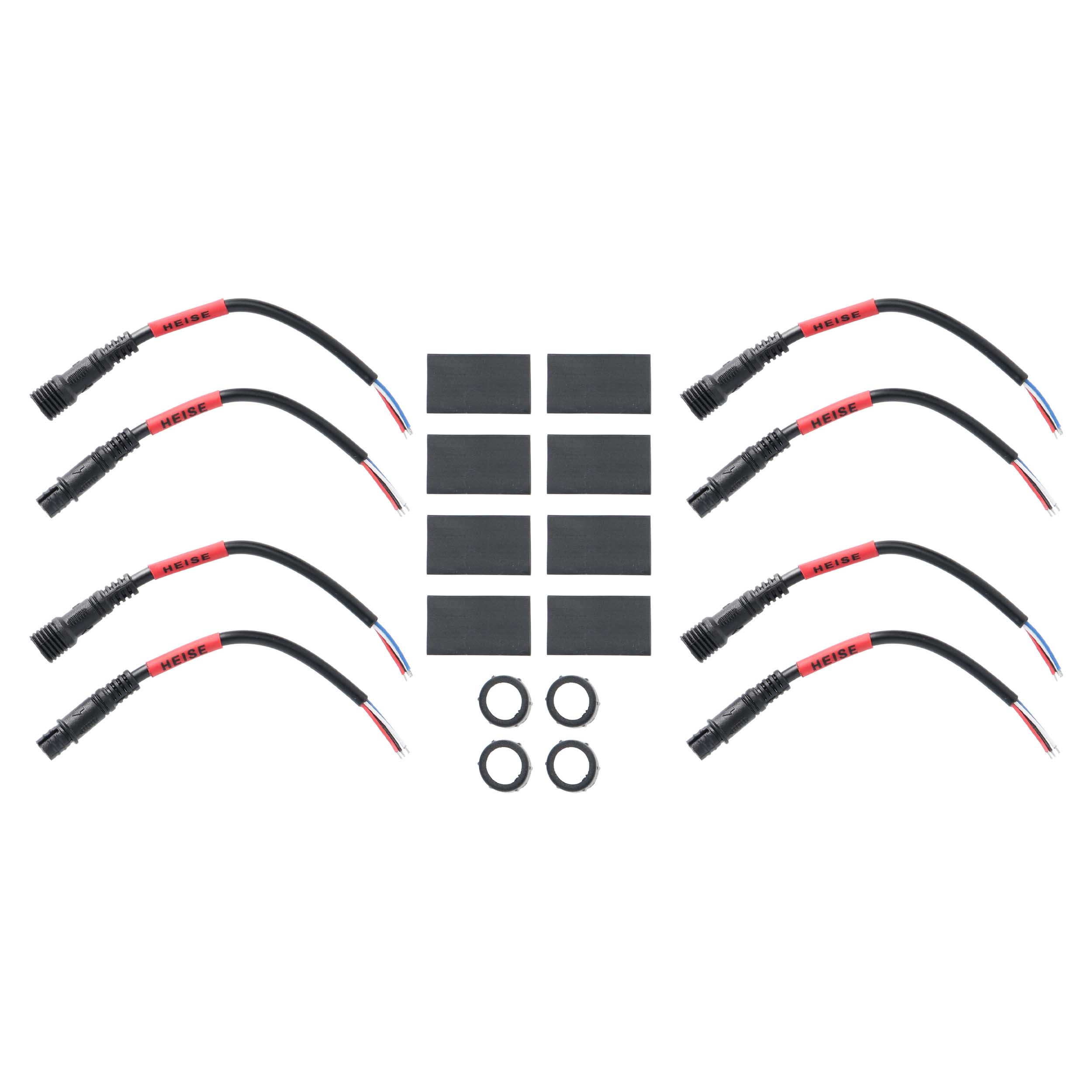 Heise Connect RGB Solder-On Adapters - 4-Pack