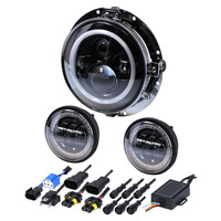Round Motorcycle Headlight - 7 Inch/4.5 Inch