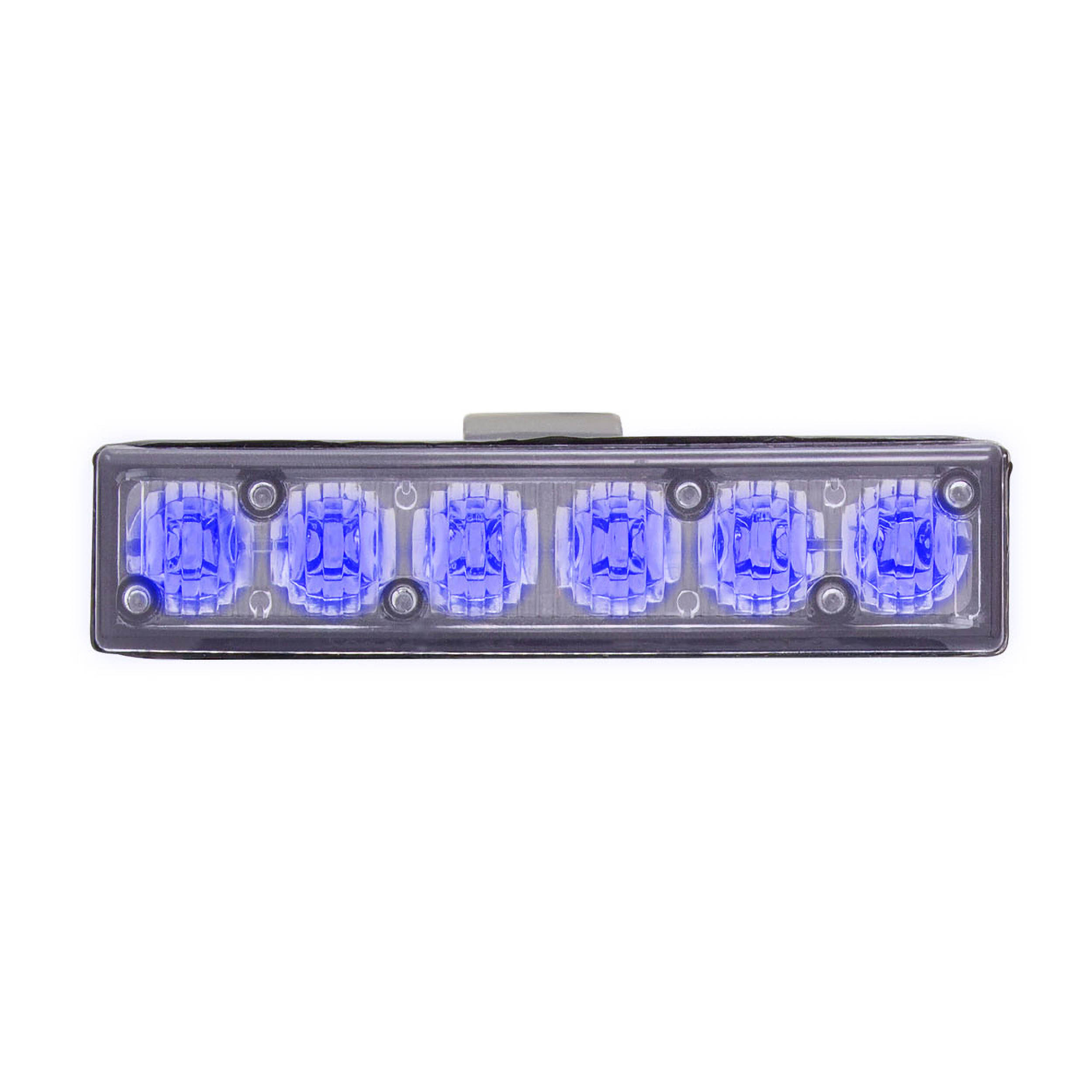 Single Color Blue Grill Marker Lights - 4.1 Inch, 6 LED