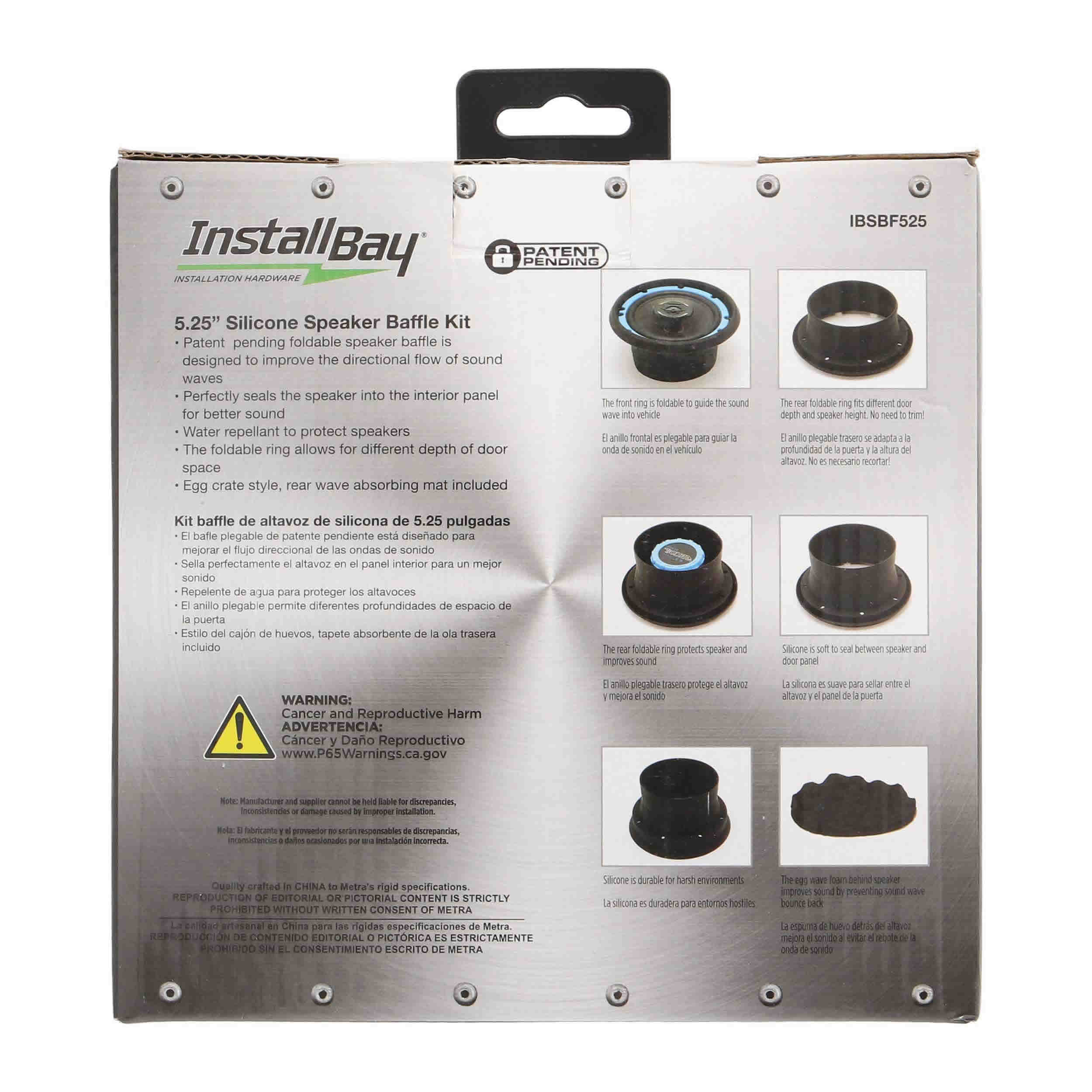 2 Piece Speaker Baffle Kit 5.5 Inch - Pkg/Pair