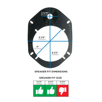Ford 1991-2019 - 5-1/4" or 6-1/2" with Tweeter
