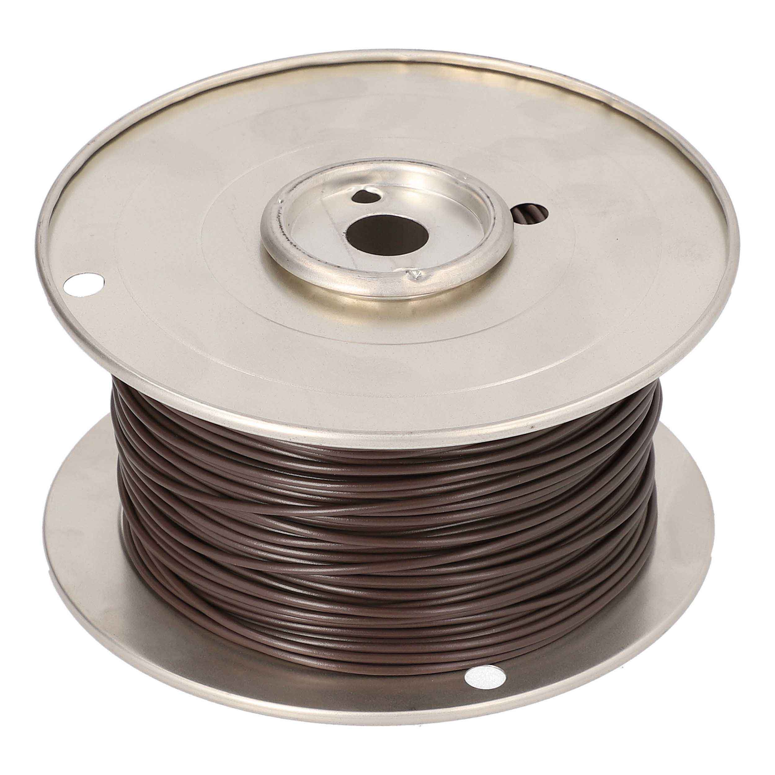18 GA US GPT ALL COPPER PRIMARY WIRE BROWN - Coil of 500 FT