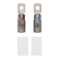 V12 Heavy Duty Set Screw Ring Terminal | 4 AWG | 2 Pack