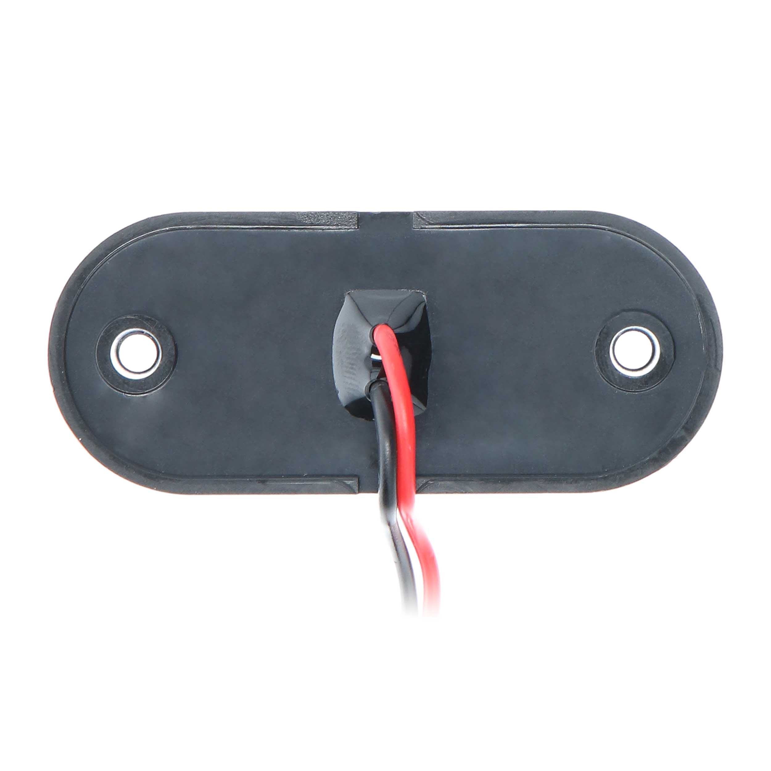 Blue 2-LED Accent Light - Clear Plastic Bezel