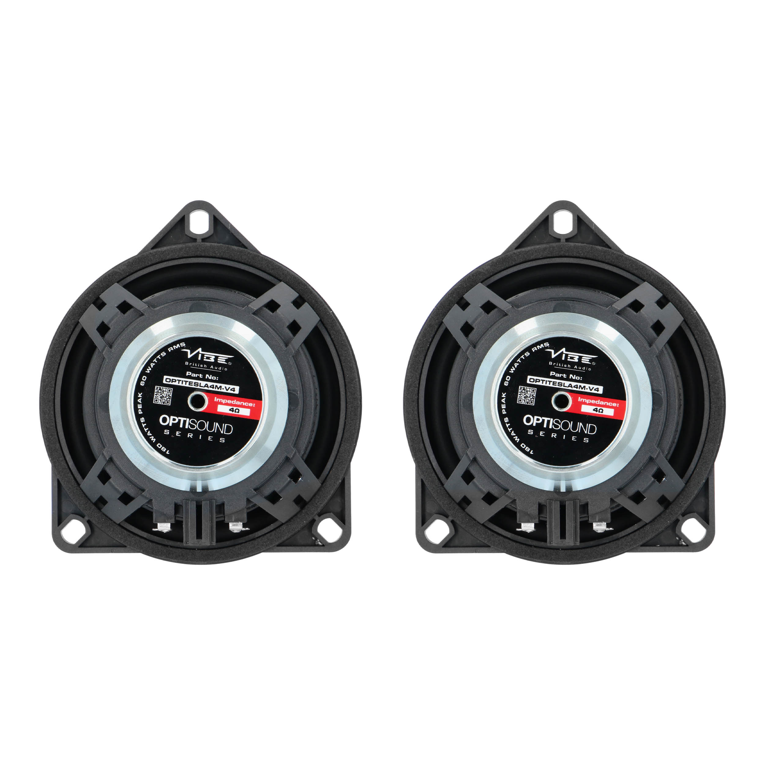 Plug-N-Play 4″ Midwoofer Speaker Kit - Fits Select Tesla