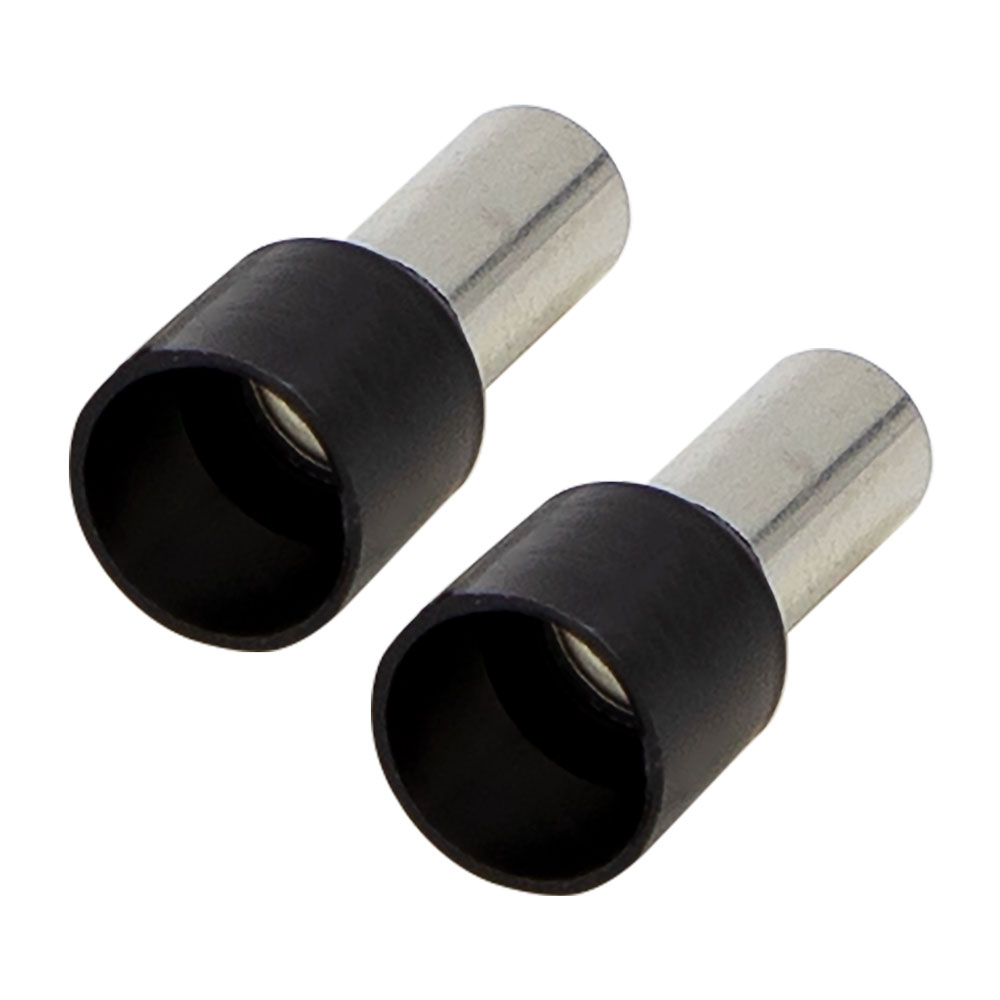 Ferrules - Black 8GA - 50 per Bag