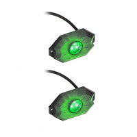 Daytona Lights Rock Lights (Green) - 2 Pack