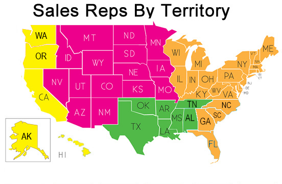Sales Rep Map