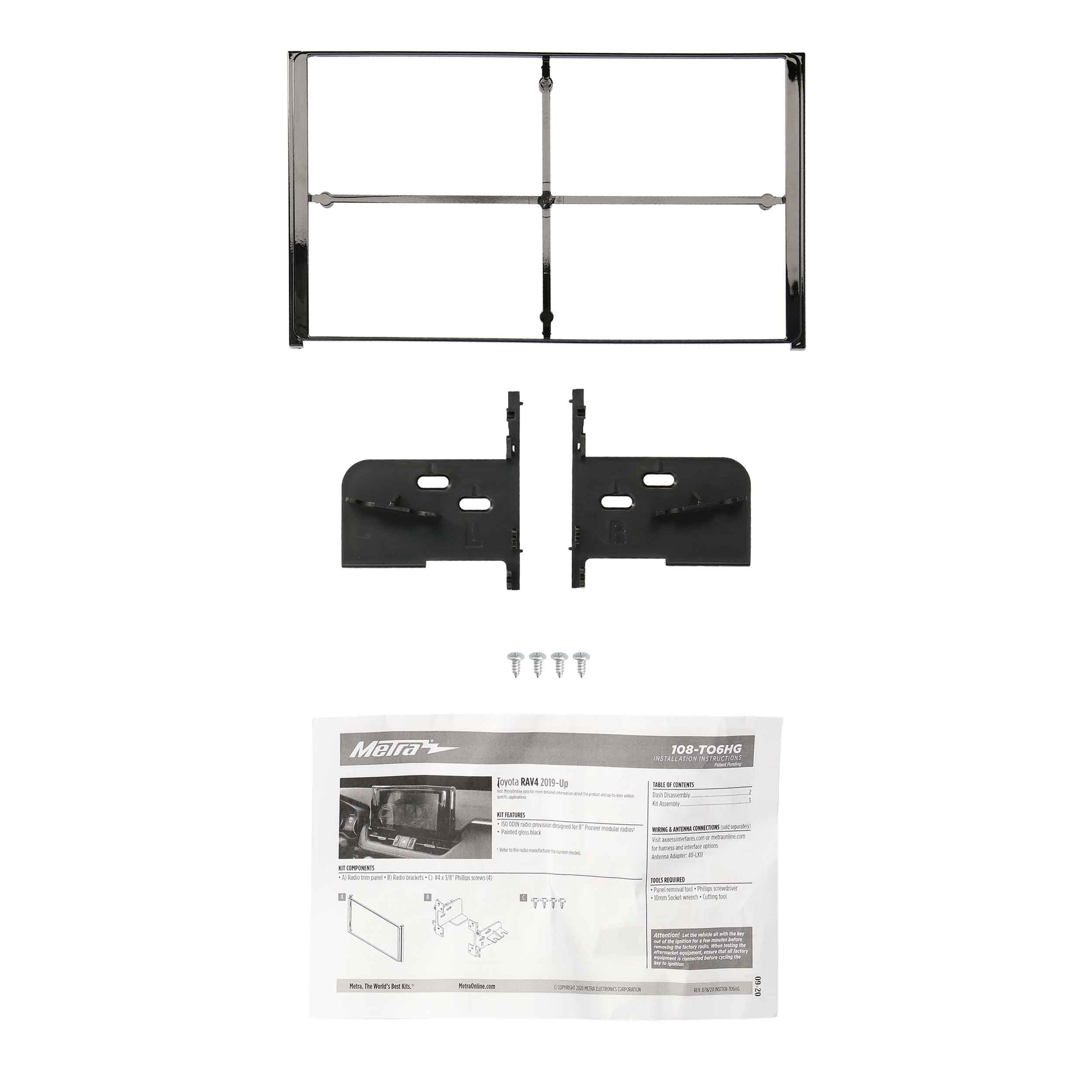 Toyota Rav4 2019-2024 - Fits Pioneer 8" Radios