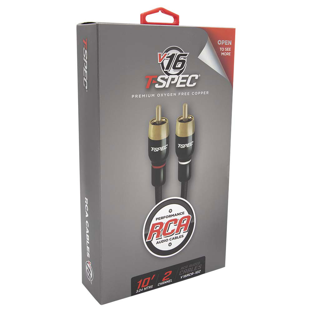 V16 Series RCA Audio Cables - 10 Feet
