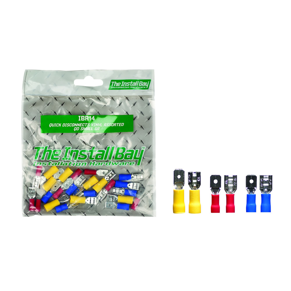 Quick Disconnects Assorted .250 Vinyl - Retail Pack