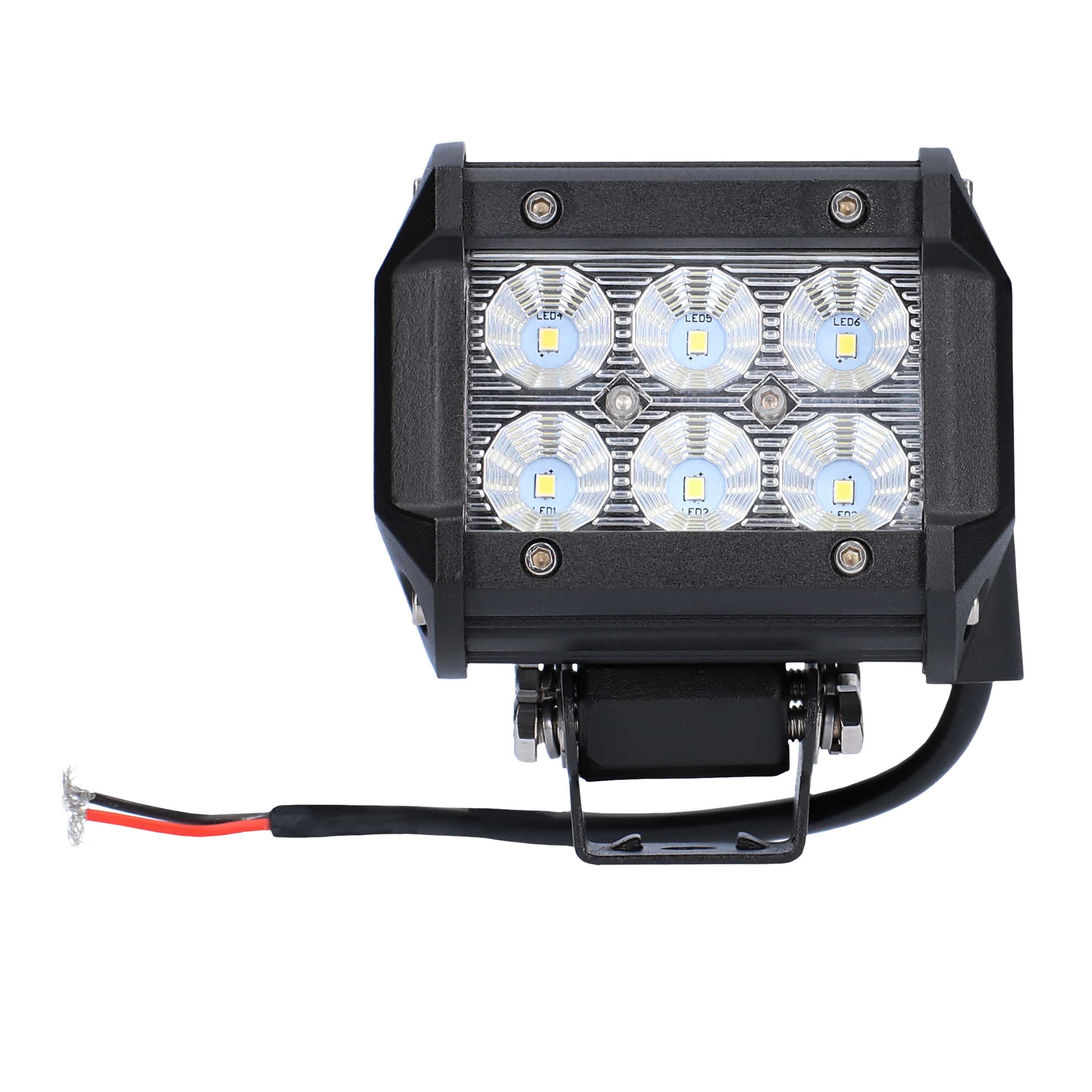 Daytona Lights Cube LED Lights - 4 Inch Pair - 6 LED