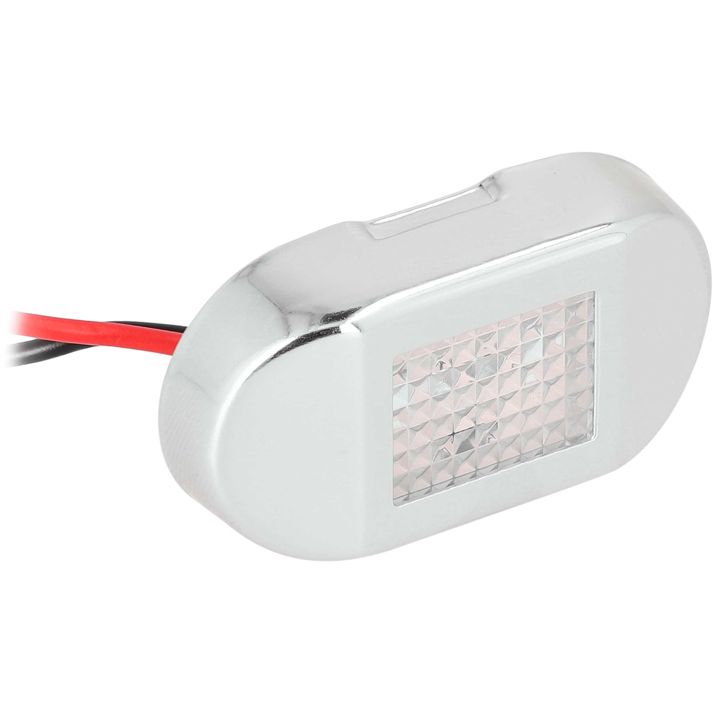 White 2-LED Accent Light - Stainless Steel Bezel