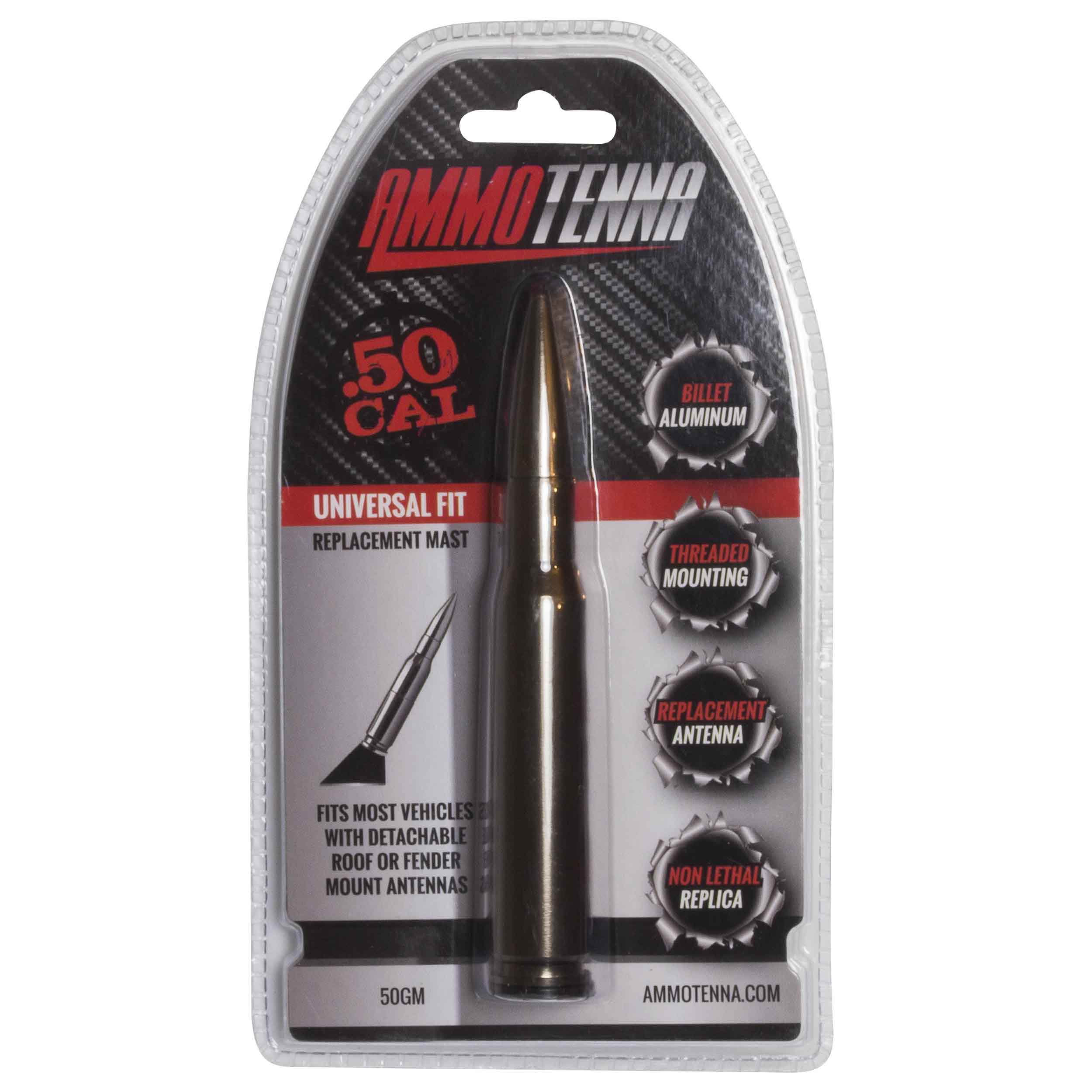 .50 CALIBER REPLICA AMMOTENNA - GUN METAL