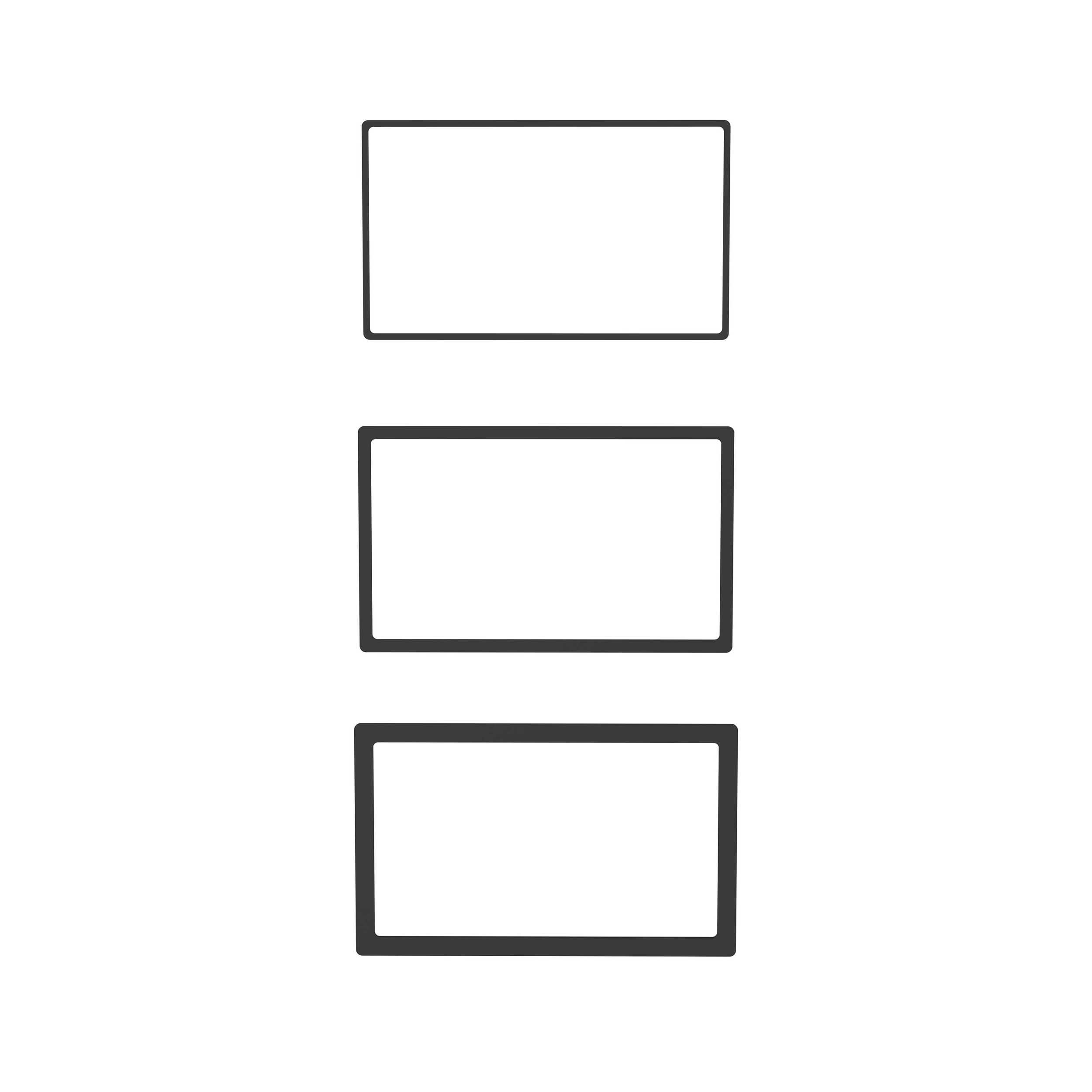 Universal DDIN - 3-Pack Multi-Pack