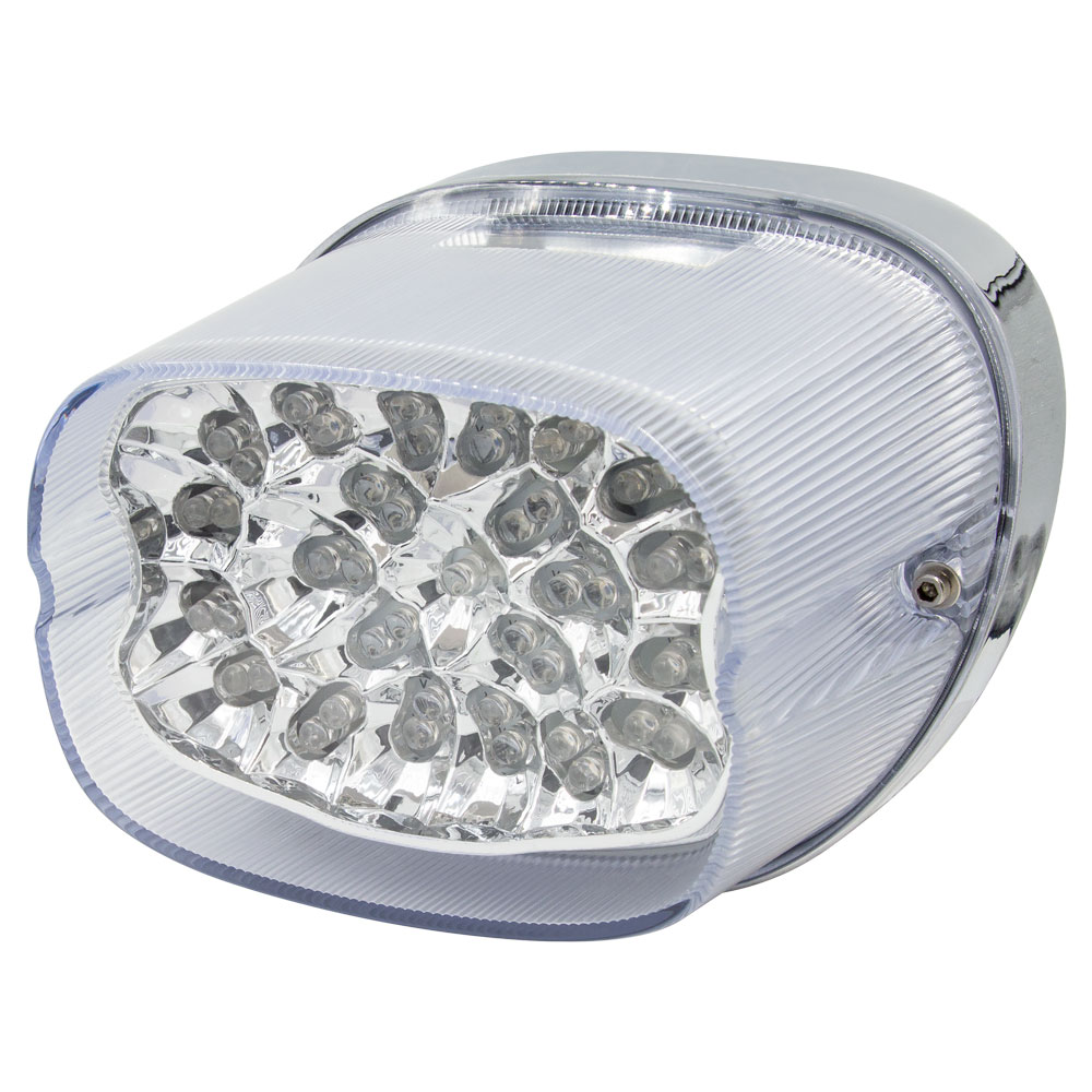 Clear Replacement Tail Light with Turn Signals - Harley Davi