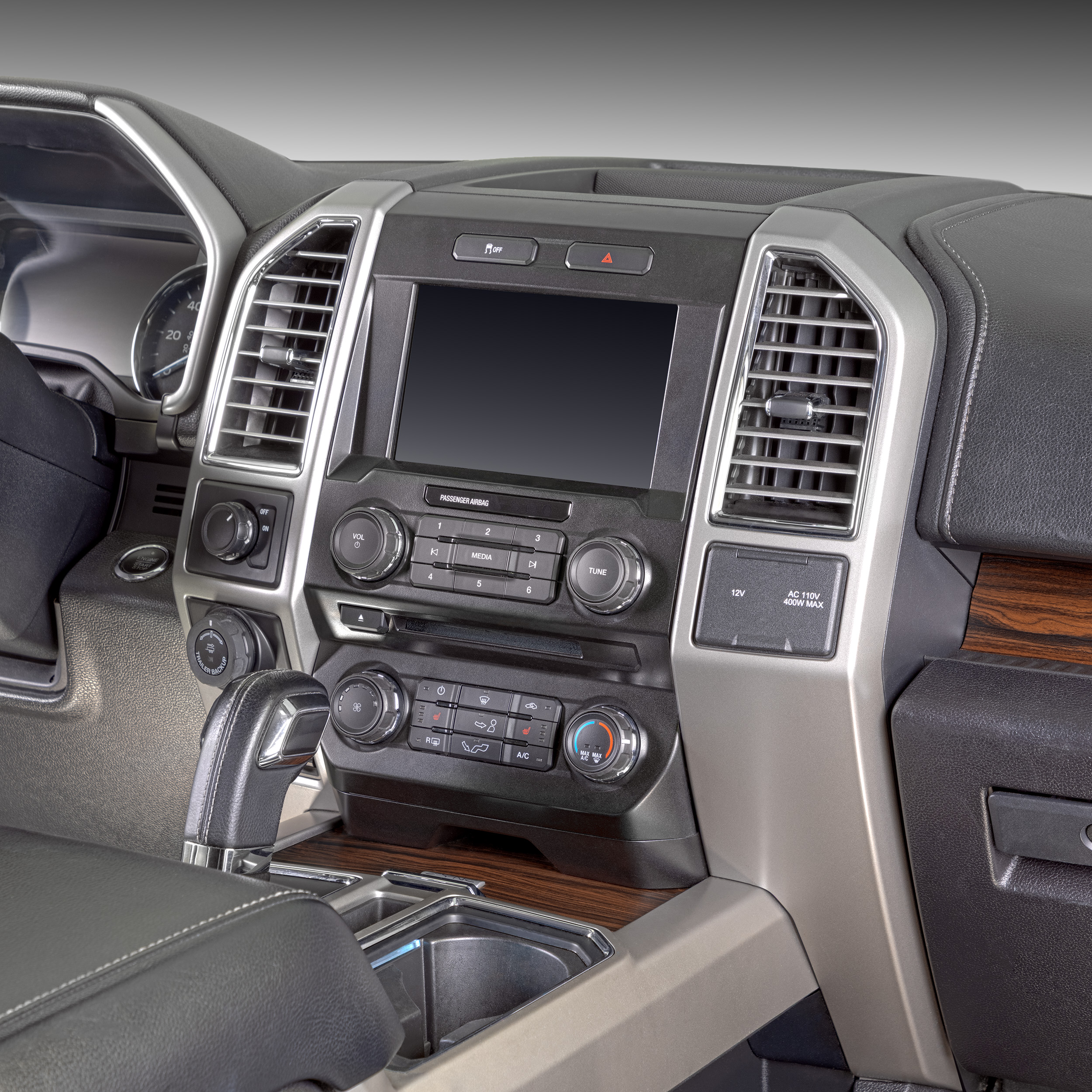 DASH KIT - FITS FORD F-SERIES TRUCKS (with single-zone climate controls) 2015-2022