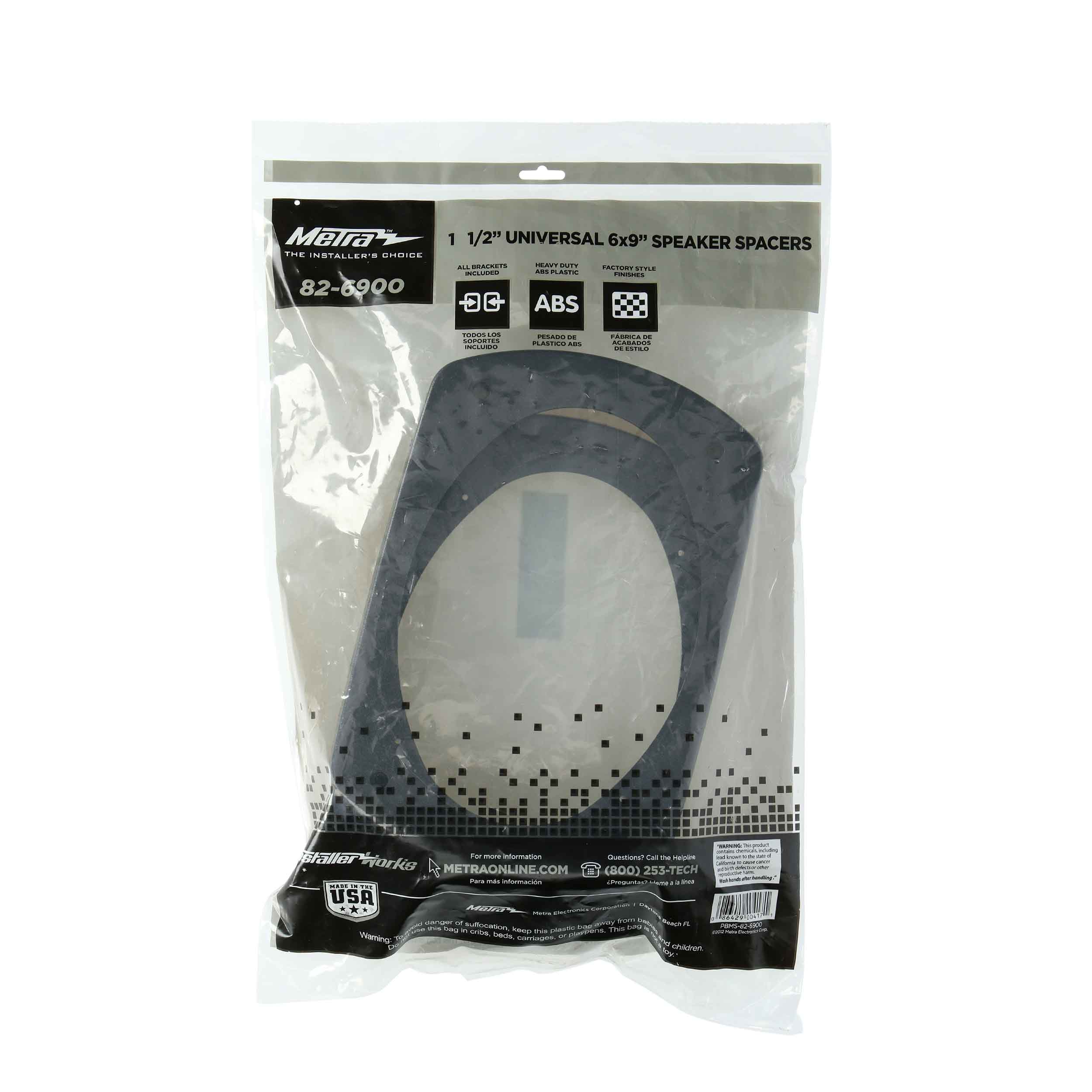 Speaker Spacer - Universal 1.5" for 6"x9" Speakers